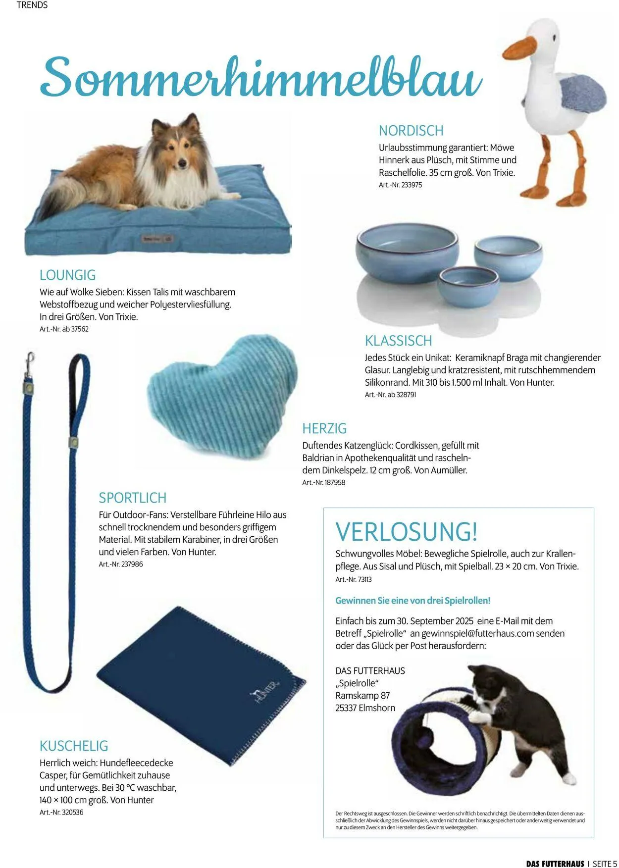 Futterhaus Aktueller Prospekt von 1. August bis 31. August 2025 - Prospekt seite 5