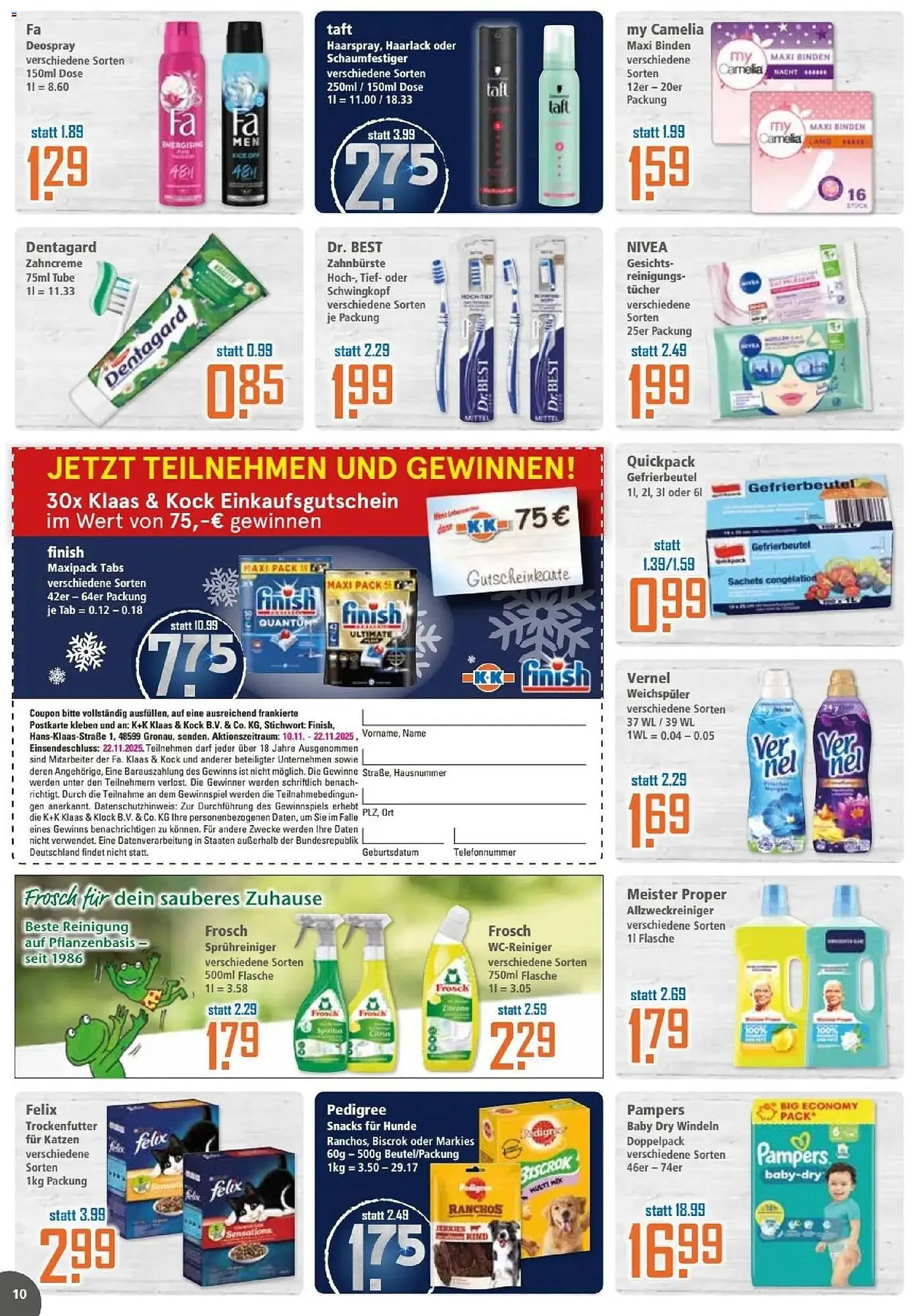 Klaas und Kock Prospekt von 10. November bis 15. November 2025 - Prospekt seite 10