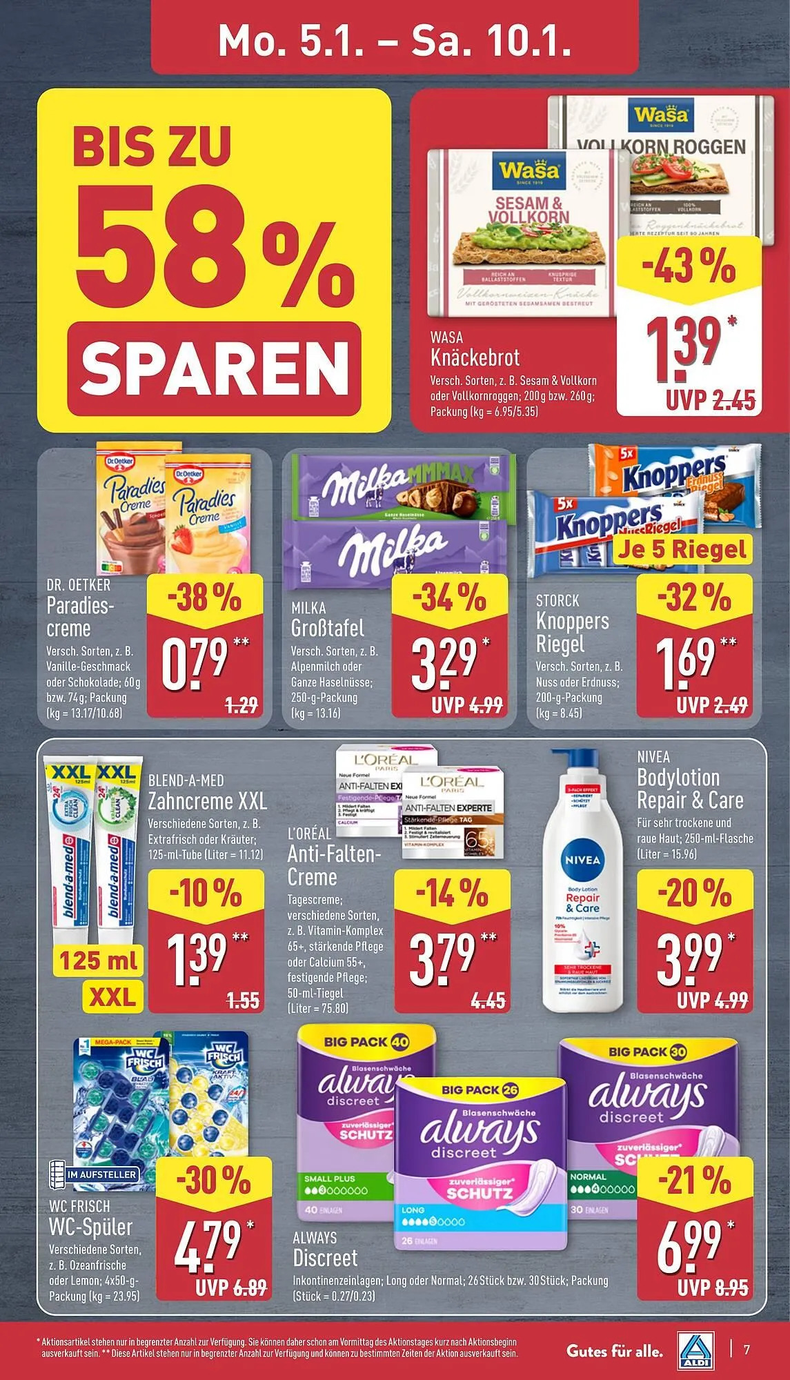 Aldi Nord Prospekt von 5. Januar bis 10. Januar 2026 - Prospekt seite 7
