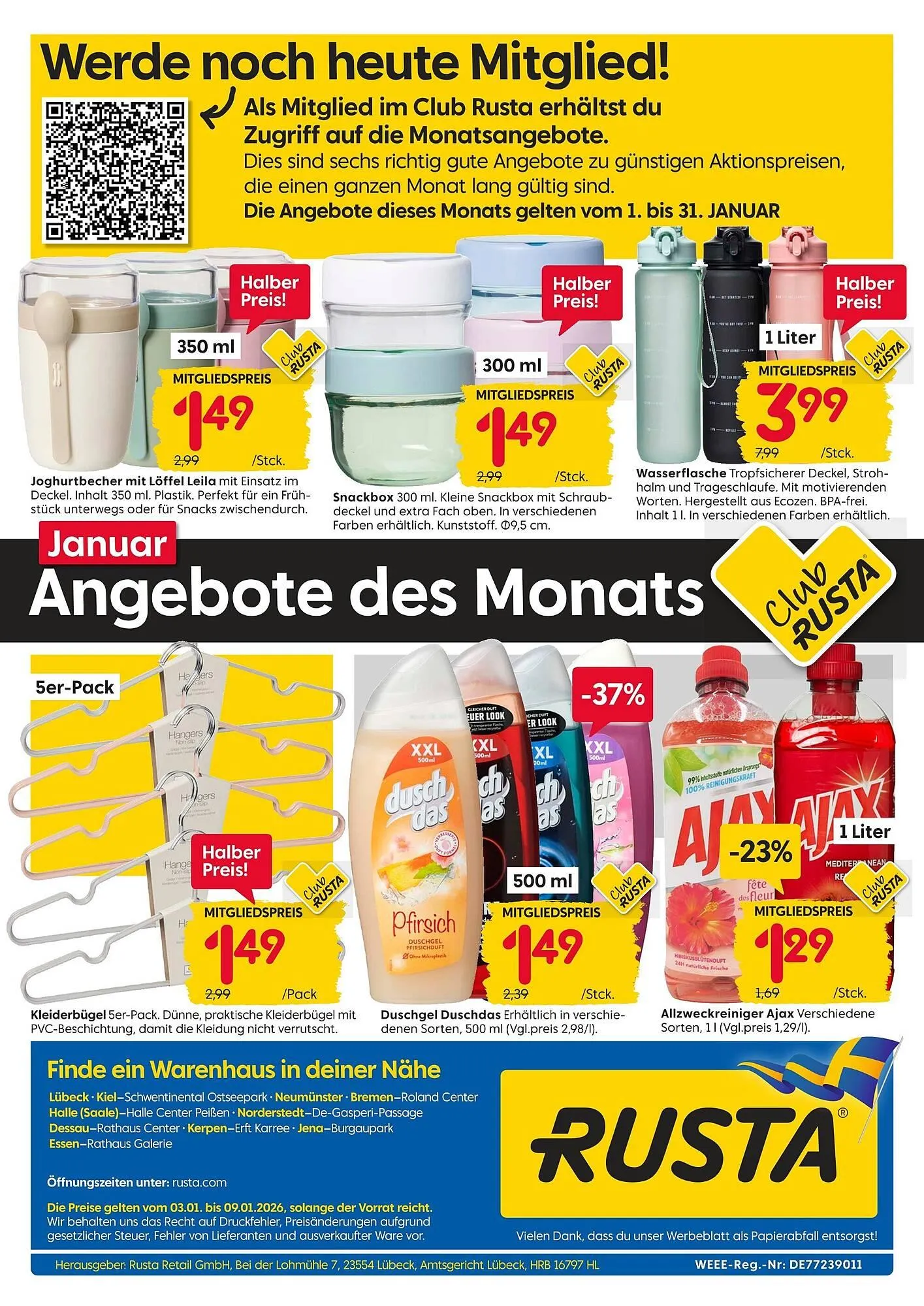 Rusta Prospekt von 3. Januar bis 9. Januar 2026 - Prospekt seite 12