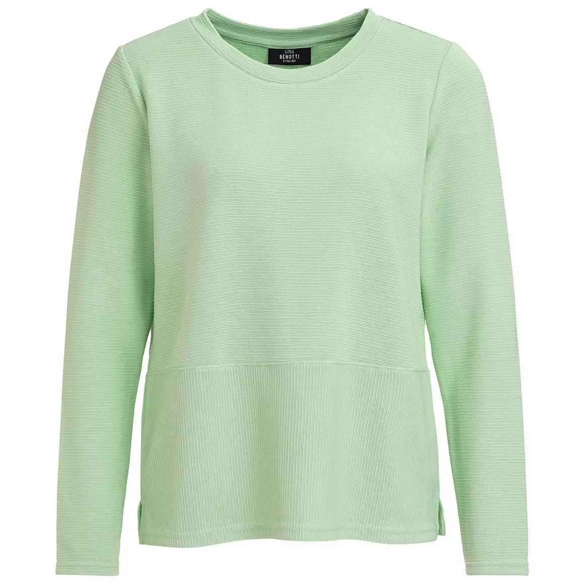 Damen Langarmshirt in strukturierter Qualität