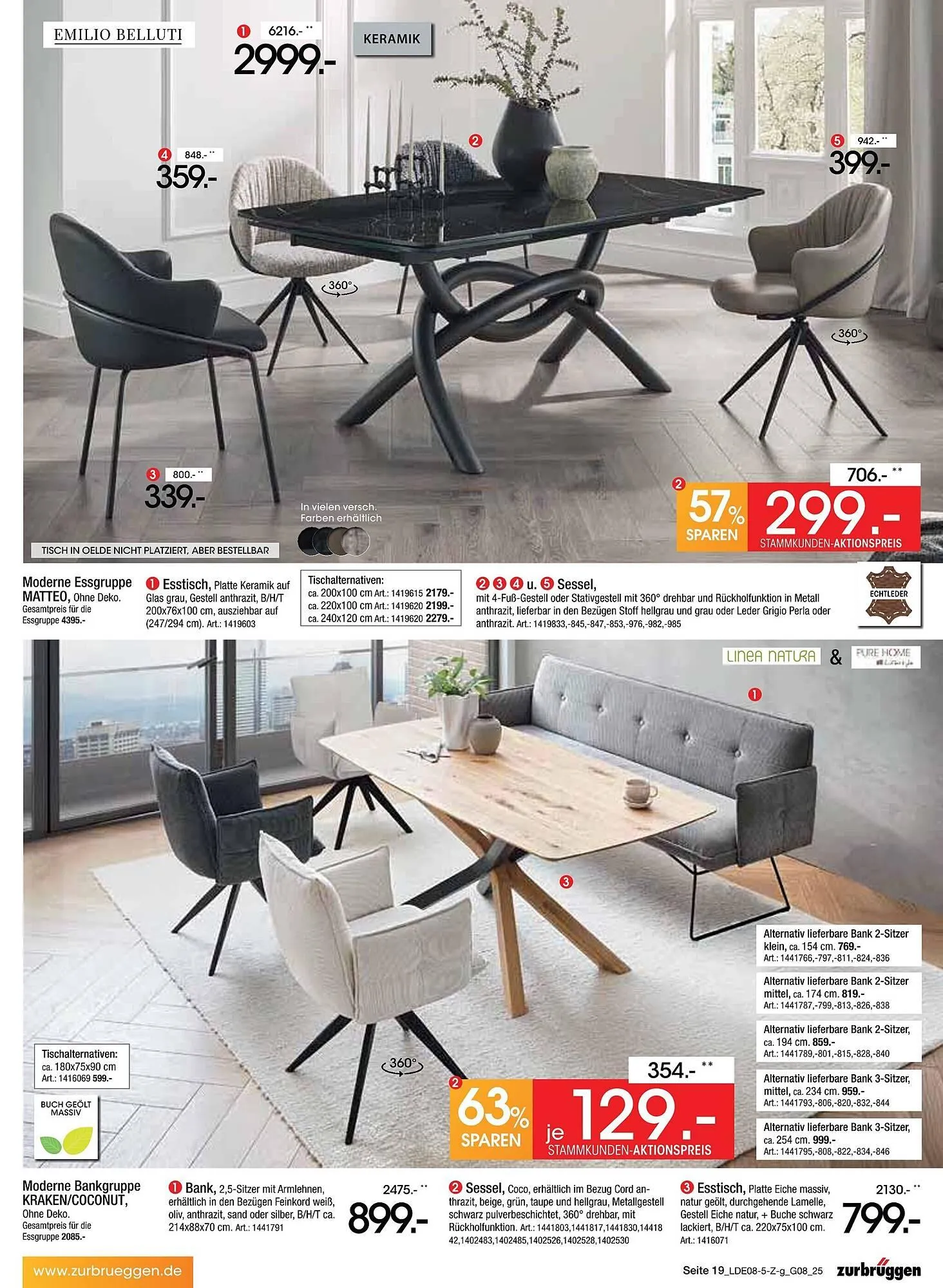Zurbrüggen Prospekt von 2. August bis 23. August 2025 - Prospekt seite 19