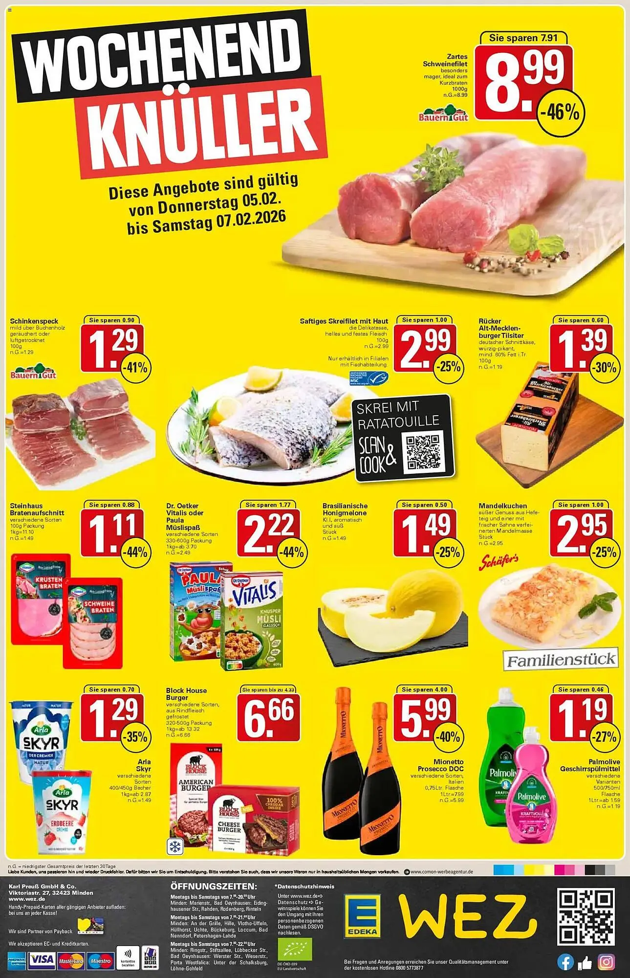 WEZ Prospekt von 2. Februar bis 7. Februar 2026 - Prospekt seite 16