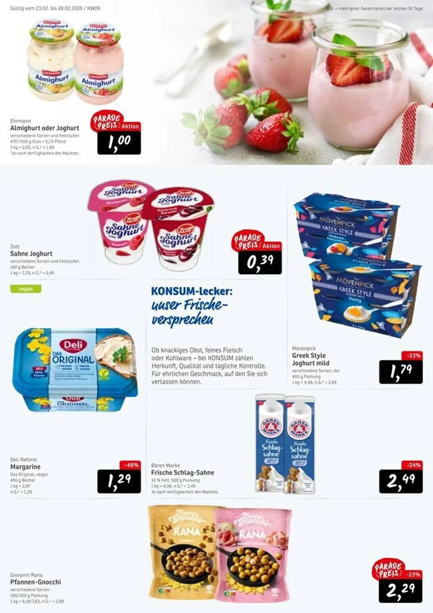 KONSUM Prospekt von 23. Februar bis 28. Februar 2026 - Prospekt seite 4