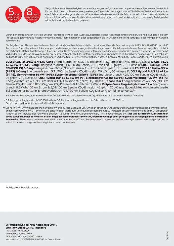 COLT von 2. Mai bis 2. Mai 2025 - Prospekt seite 38