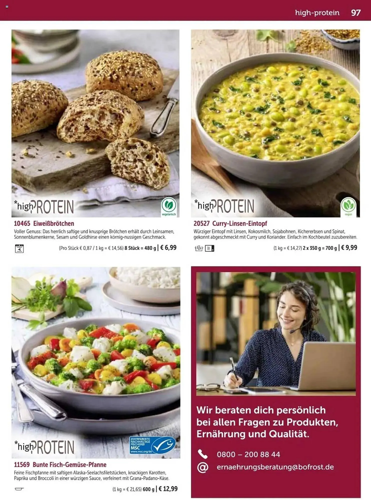 Bofrost Prospekt von 2. März bis 6. September 2025 - Prospekt seite 97