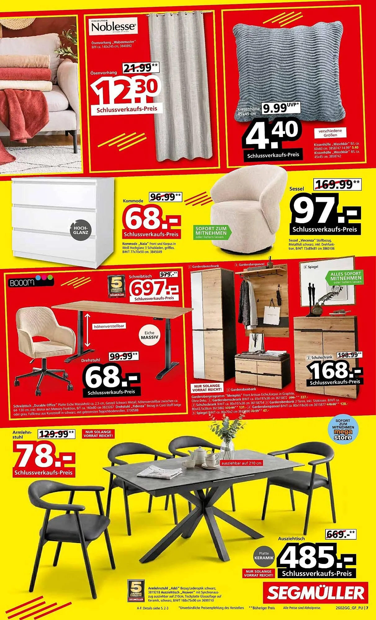 Segmüller Prospekt von 7. Februar bis 28. Februar 2026 - Prospekt seite 7