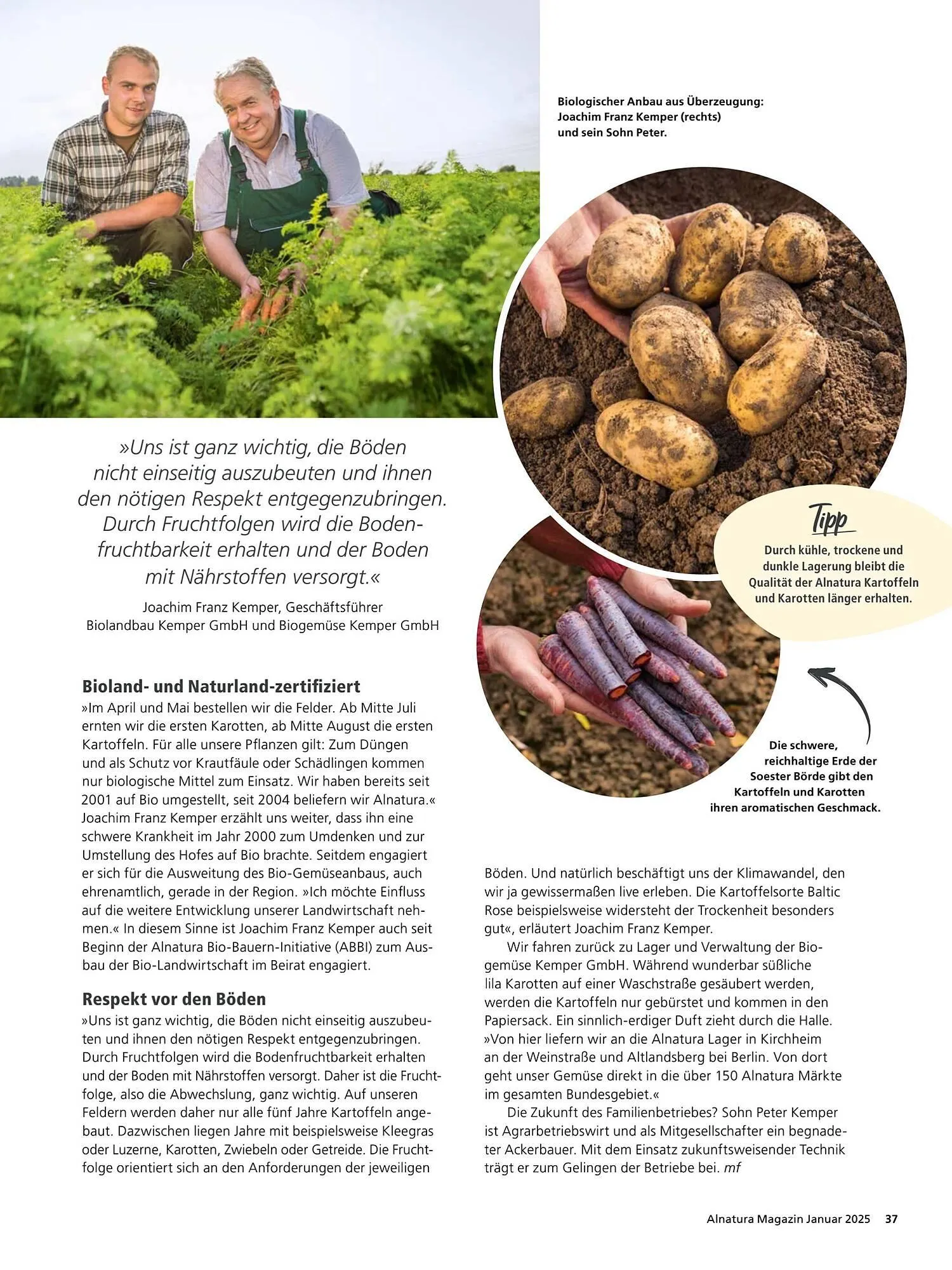 Alnatura Prospekt von 8. Januar bis 1. Februar 2025 - Prospekt seite 37