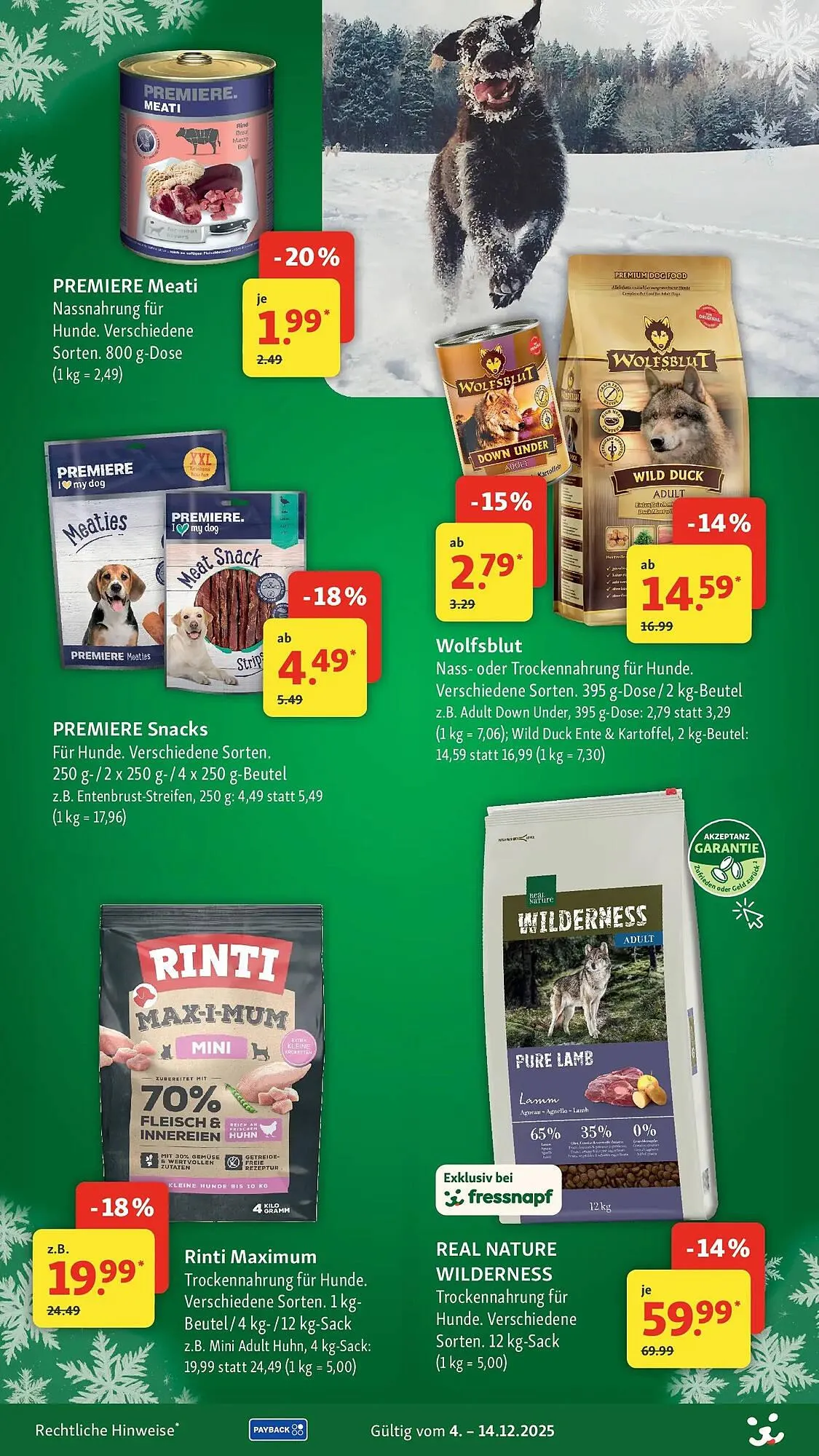 Fressnapf Prospekt von 3. Dezember bis 10. Dezember 2025 - Prospekt seite 3