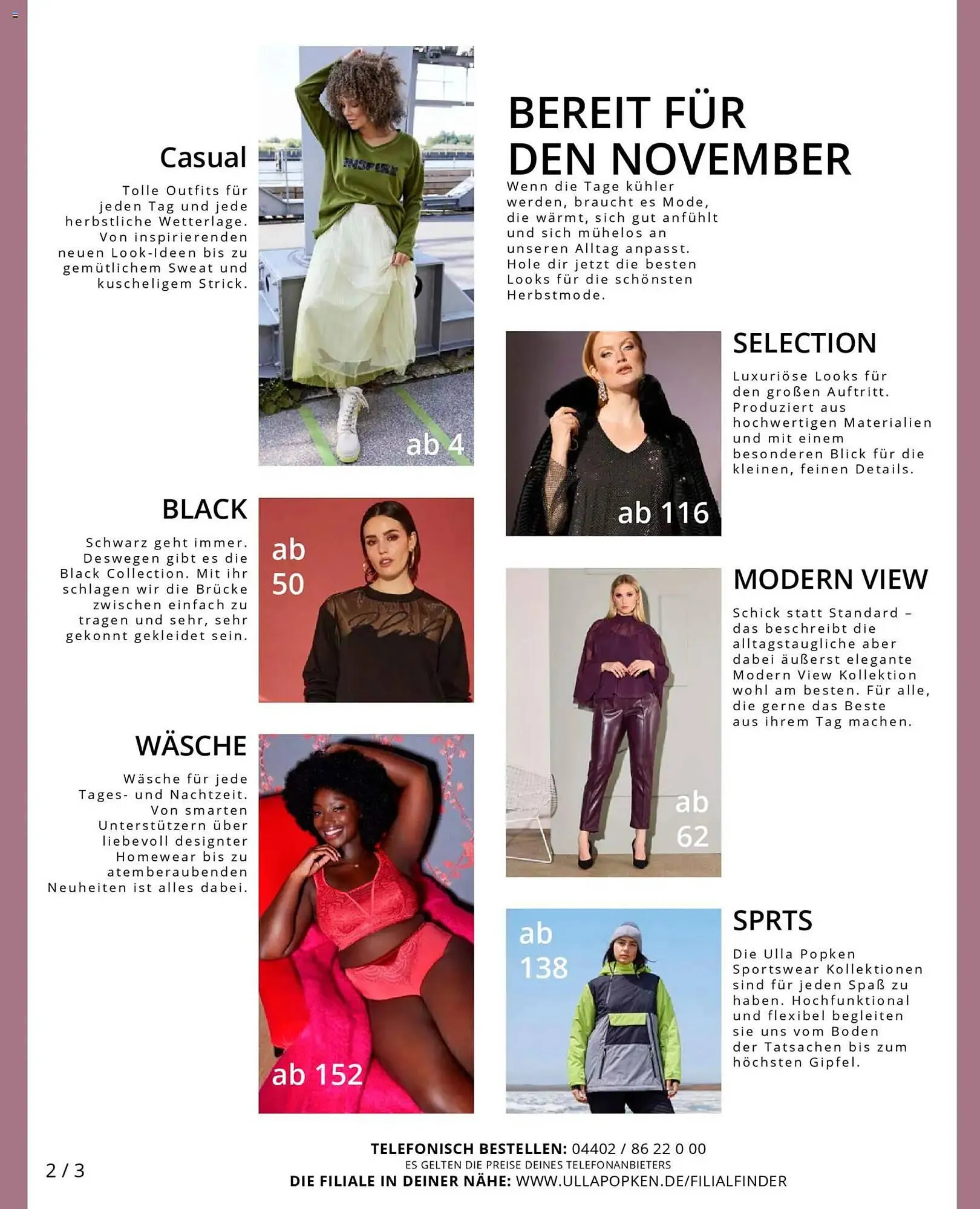 Ulla Popken Katalog von 1. November bis 30. November 2025 - Prospekt seite 2