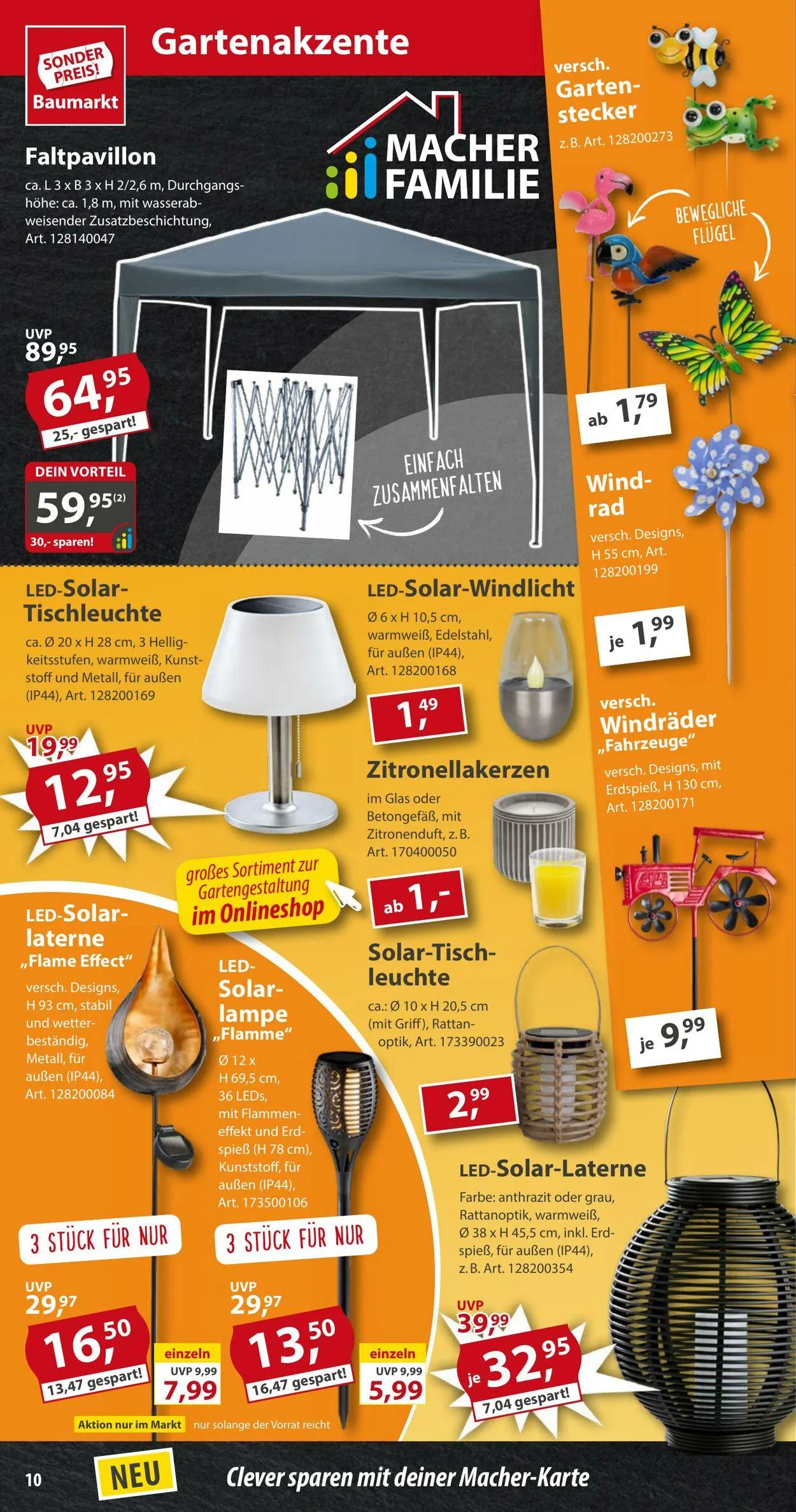 Sonderpreis Baumarkt Aktueller Prospekt von 7. Juni bis 22. Juni 2025 - Prospekt seite 10