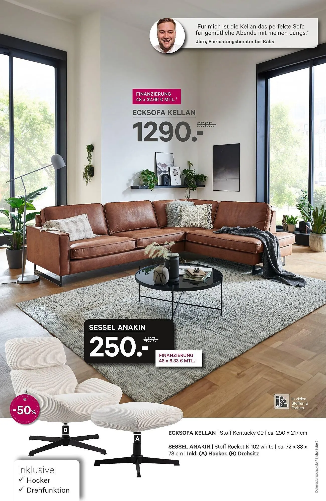 Kabs Polsterwelt Prospekt von 23. Mai bis 26. Juni 2025 - Prospekt seite 5