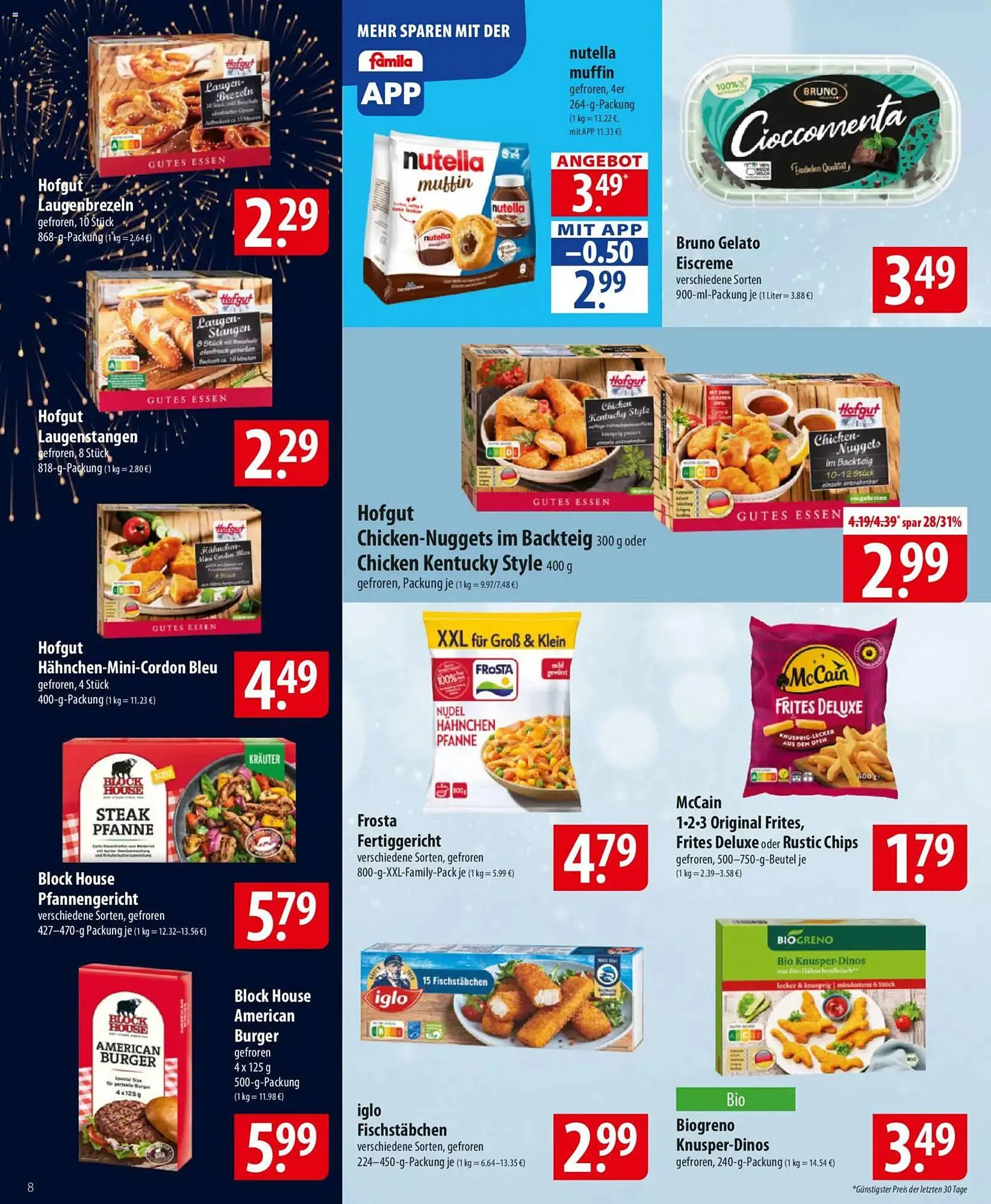 Famila Nord Ost Prospekt von 29. Dezember bis 3. Januar 2026 - Prospekt seite 8