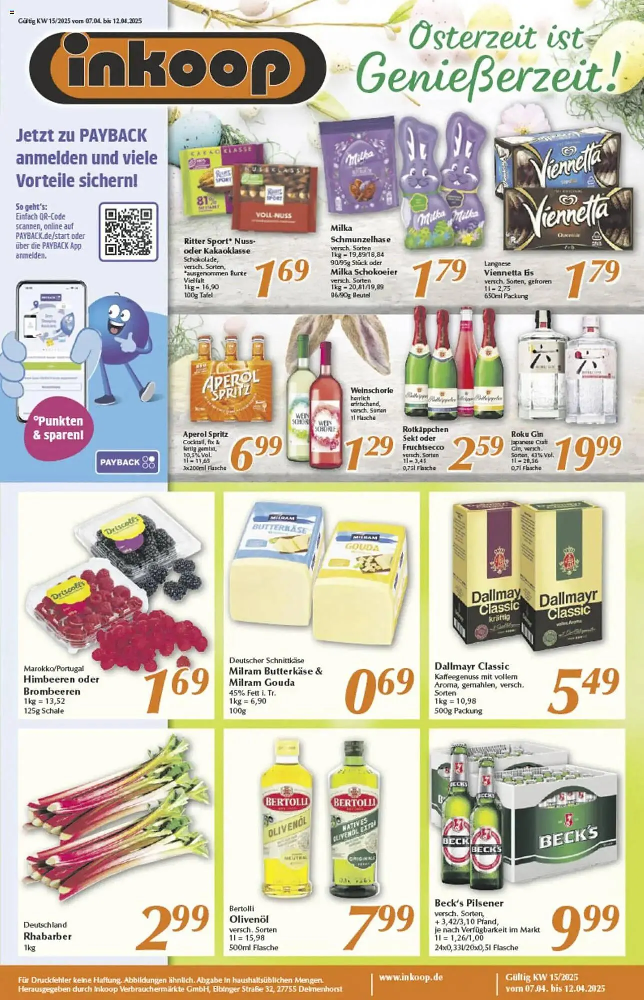 inkoop Prospekt von 7. April bis 12. April 2025 - Prospekt seite 1