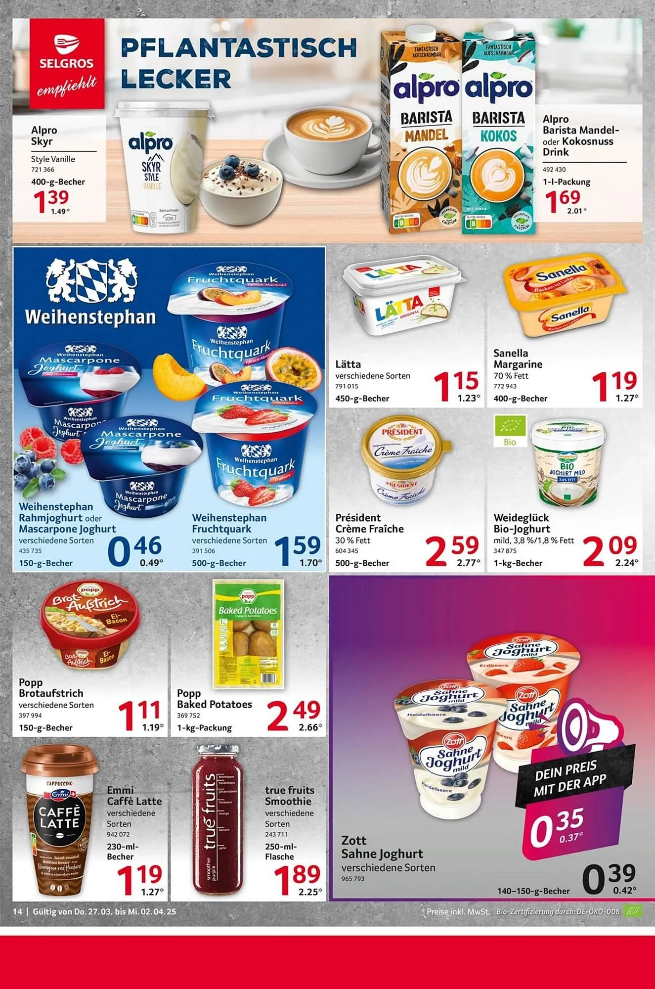 Selgros Prospekt von 27. März bis 3. April 2025 - Prospekt seite 14