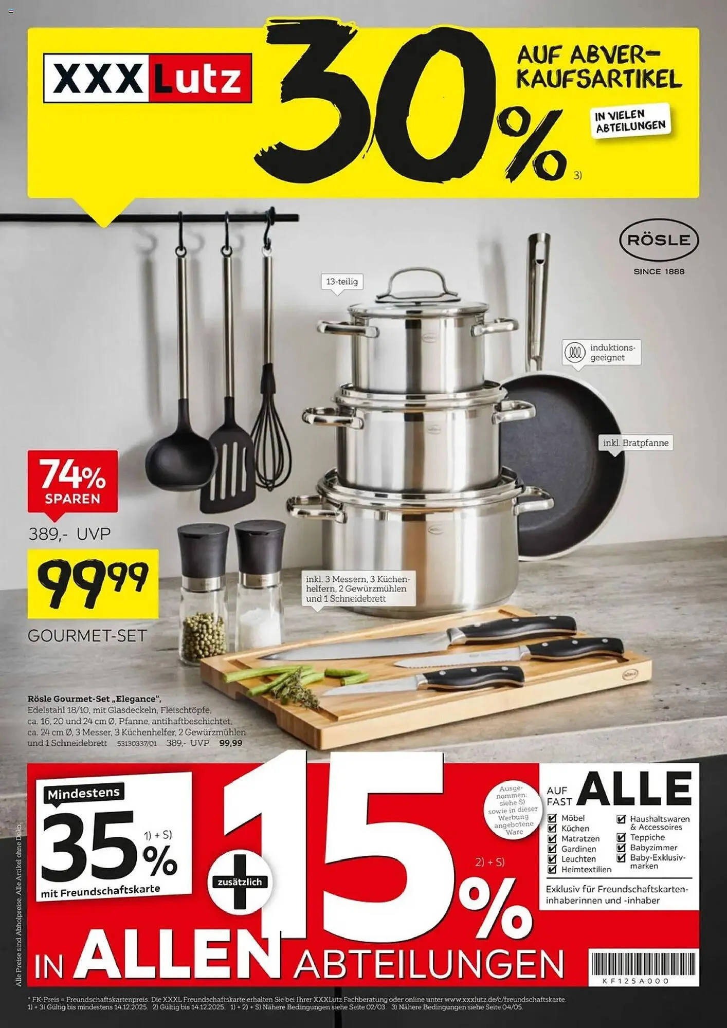 XXXLutz Prospekt von 30. November bis 14. Dezember 2025 - Prospekt seite 1