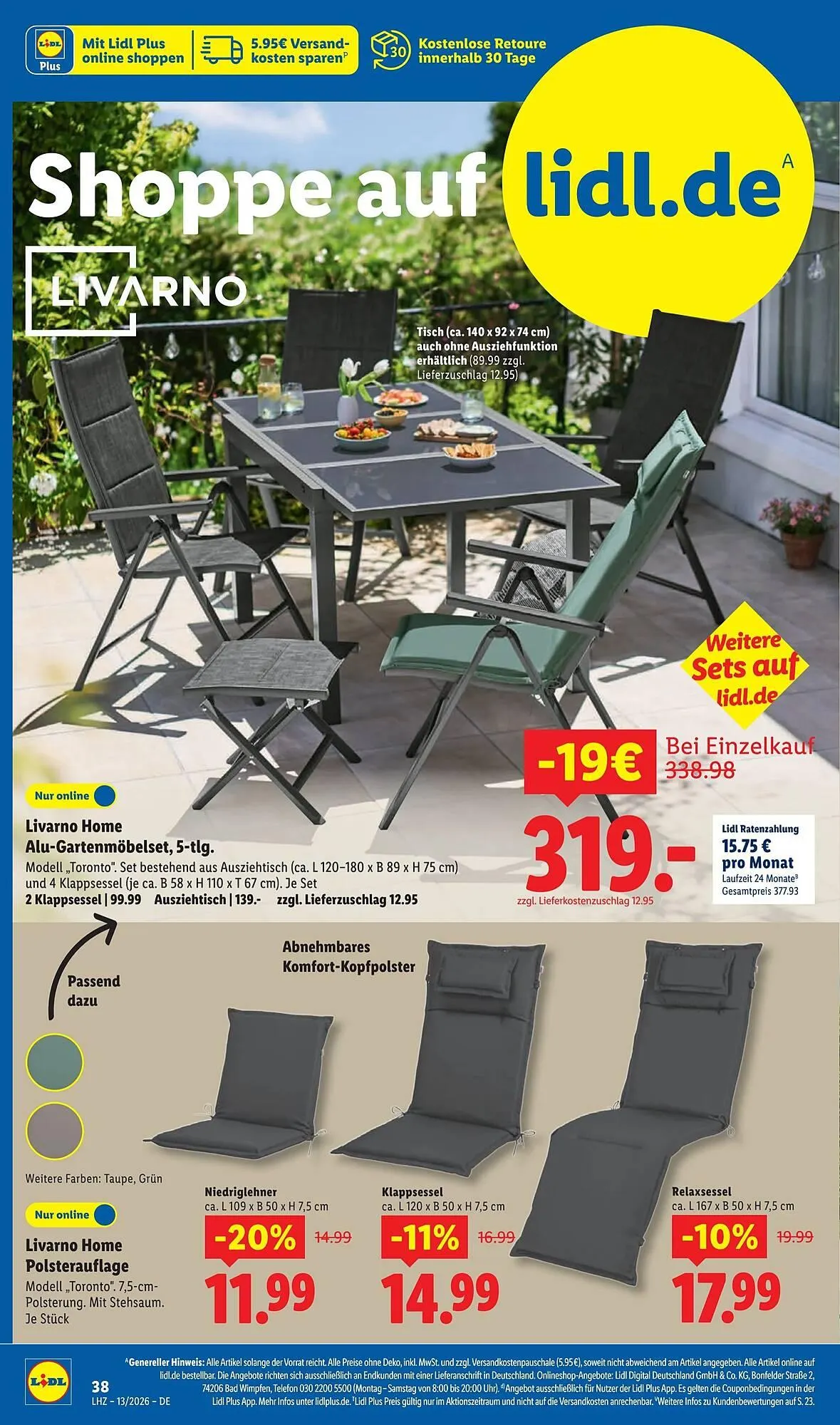 Lidl Prospekt von 23. März bis 29. März 2026 - Prospekt seite 58