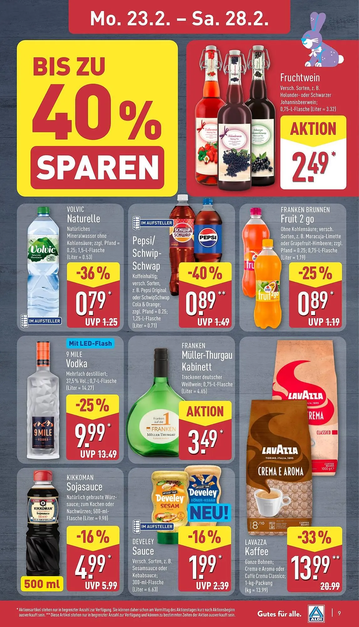 Aldi Nord Prospekt von 23. Februar bis 28. Februar 2026 - Prospekt seite 9