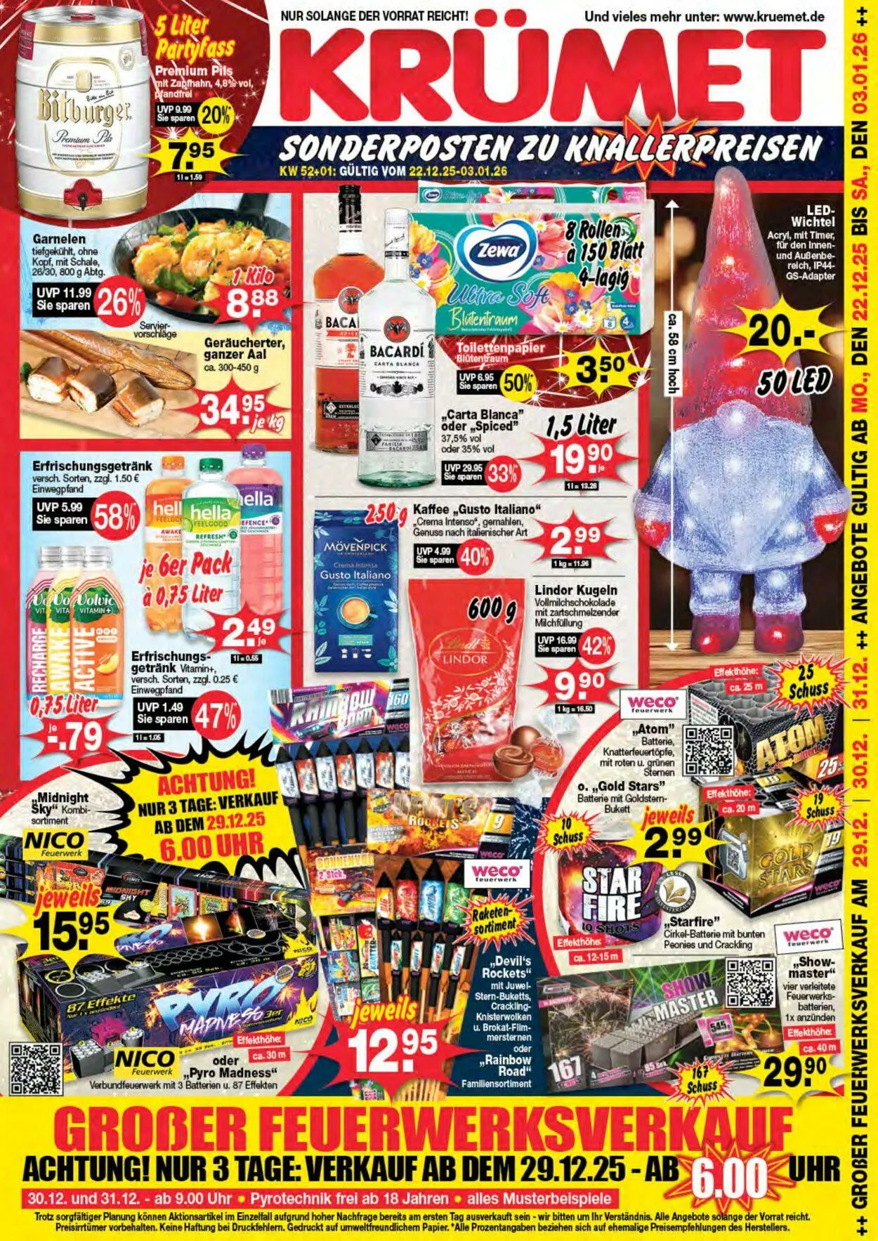 KRÜMET Aktueller Prospekt von 22. Dezember bis 3. Januar 2026 - Prospekt seite 1