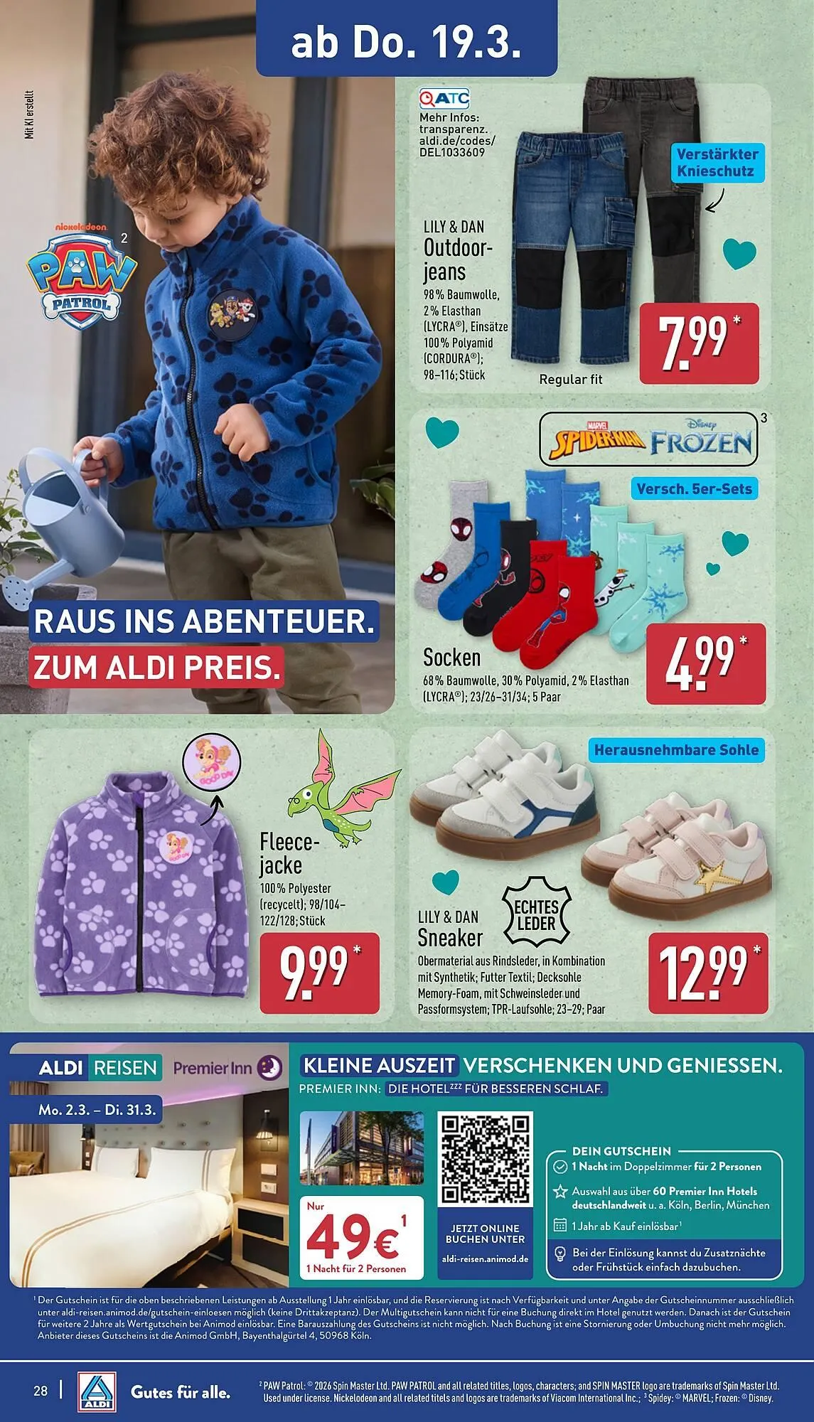 Aldi Nord Prospekt von 16. März bis 21. März 2026 - Prospekt seite 28