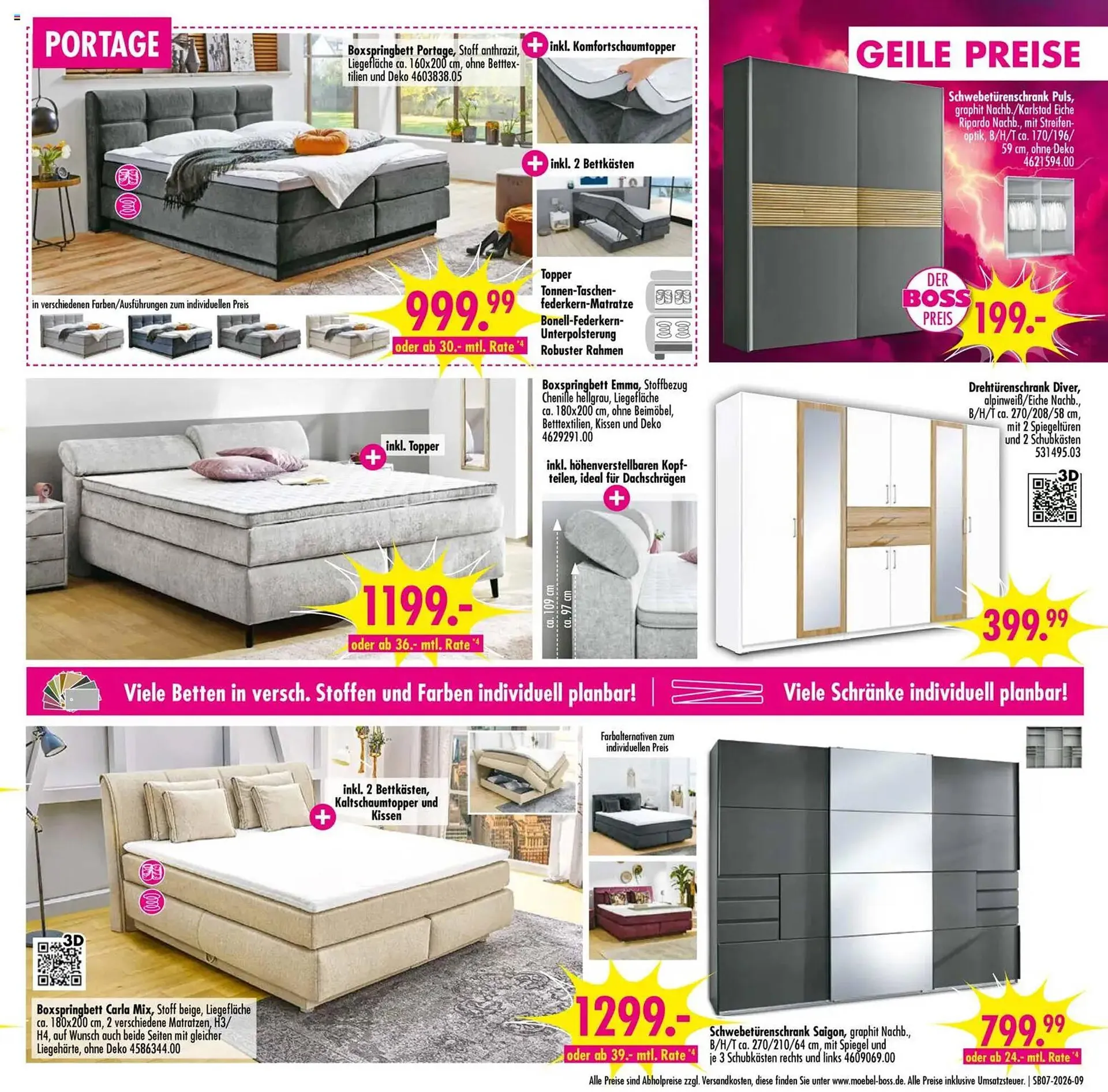 Möbel Boss Prospekt von 7. Februar bis 13. Februar 2026 - Prospekt seite 9