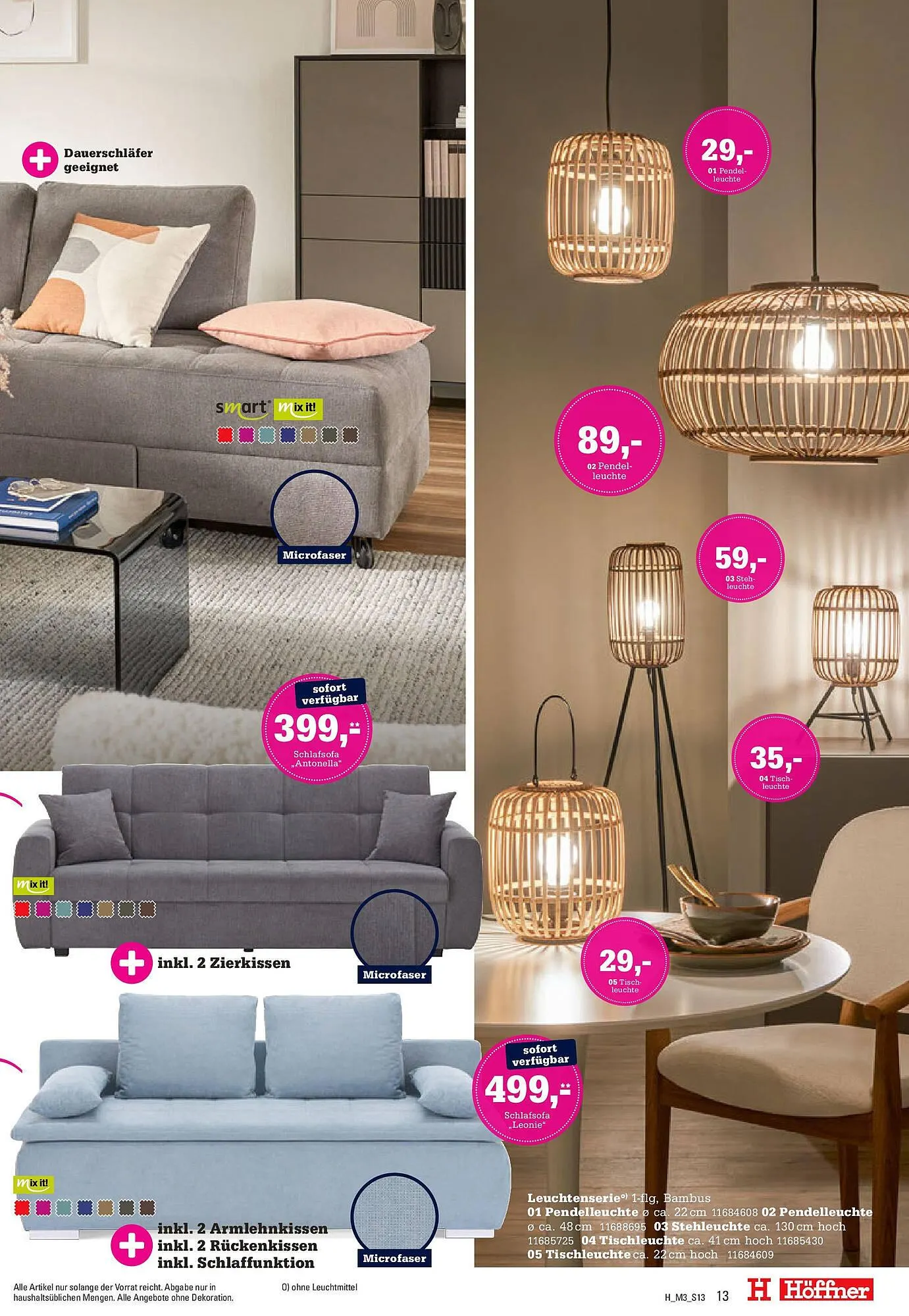 Höffner Prospekt von 11. März bis 25. März 2025 - Prospekt seite 13