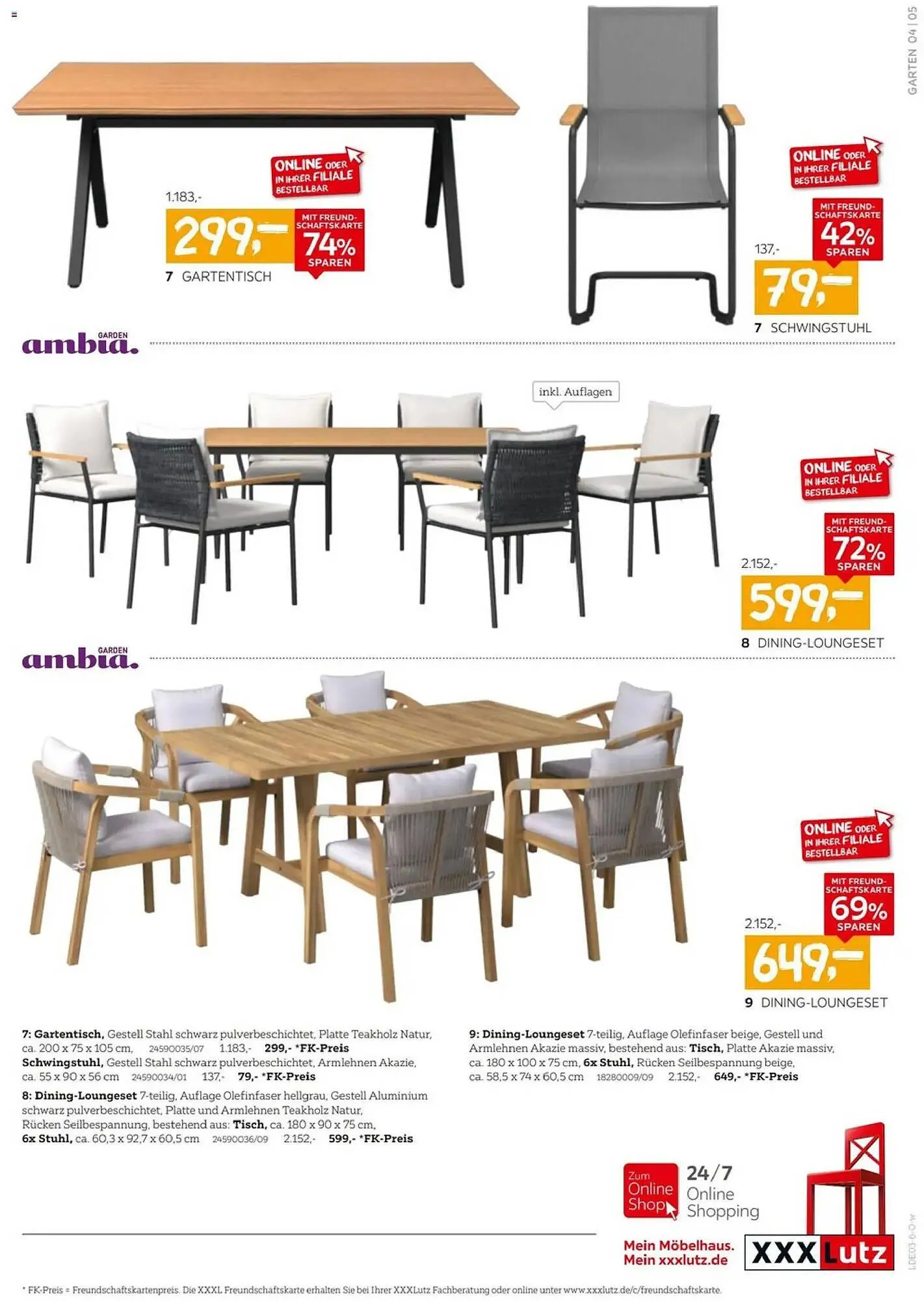 XXXLutz Prospekt von 22. März bis 4. April 2026 - Prospekt seite 5