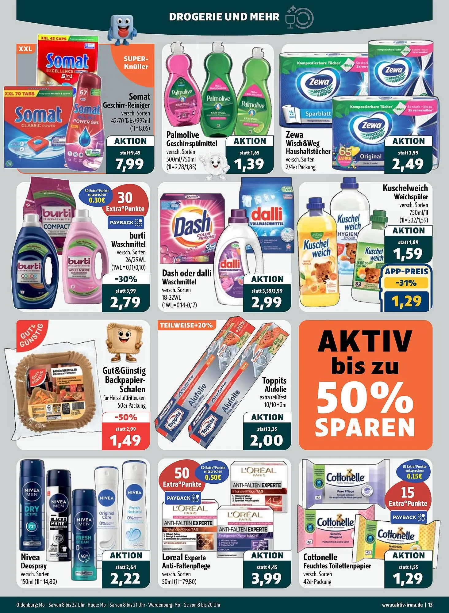 Aktiv Irma Prospekt von 16. Februar bis 21. Februar 2026 - Prospekt seite 13