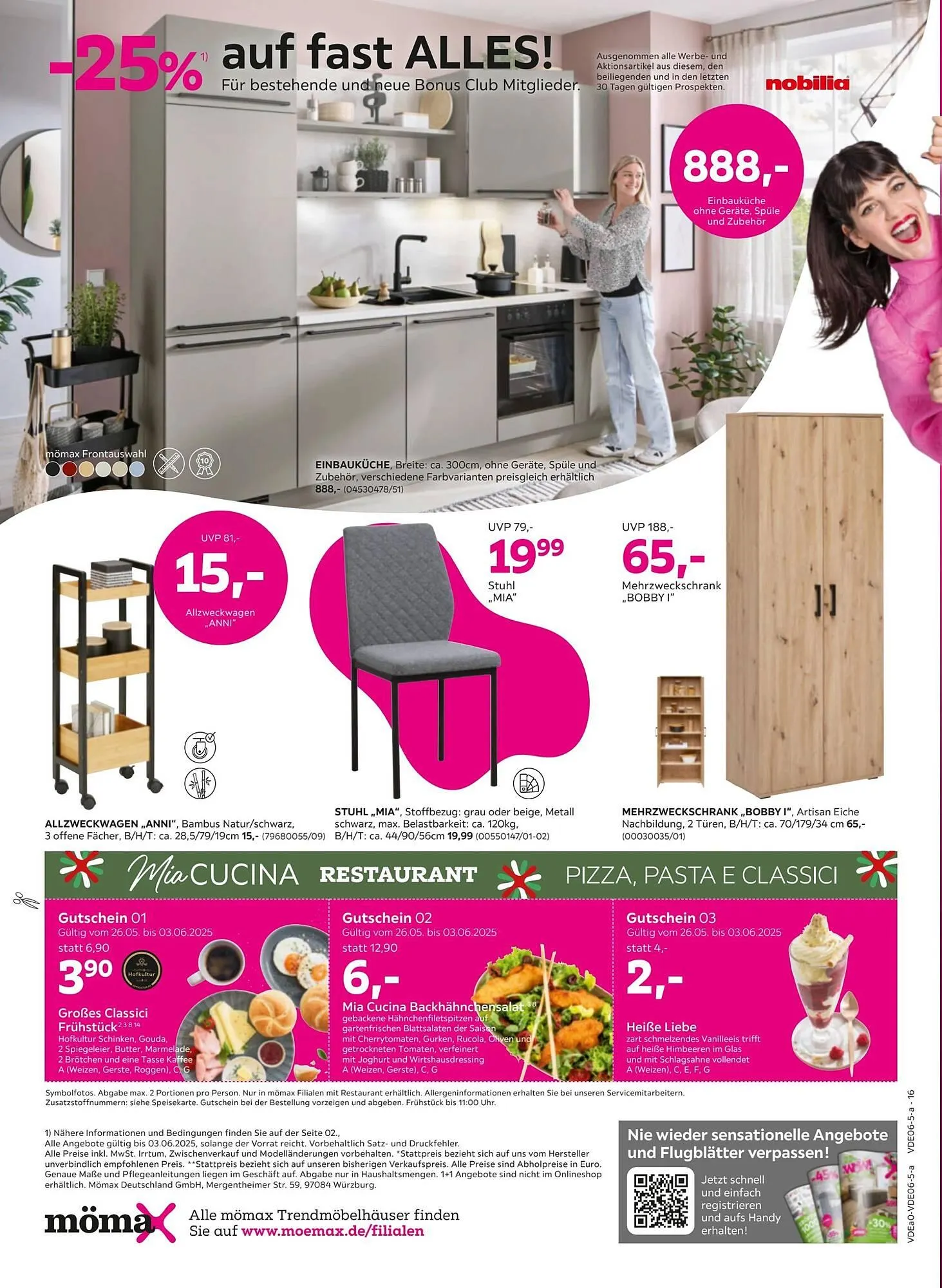 Mömax Prospekt von 26. Mai bis 4. Juni 2025 - Prospekt seite 16
