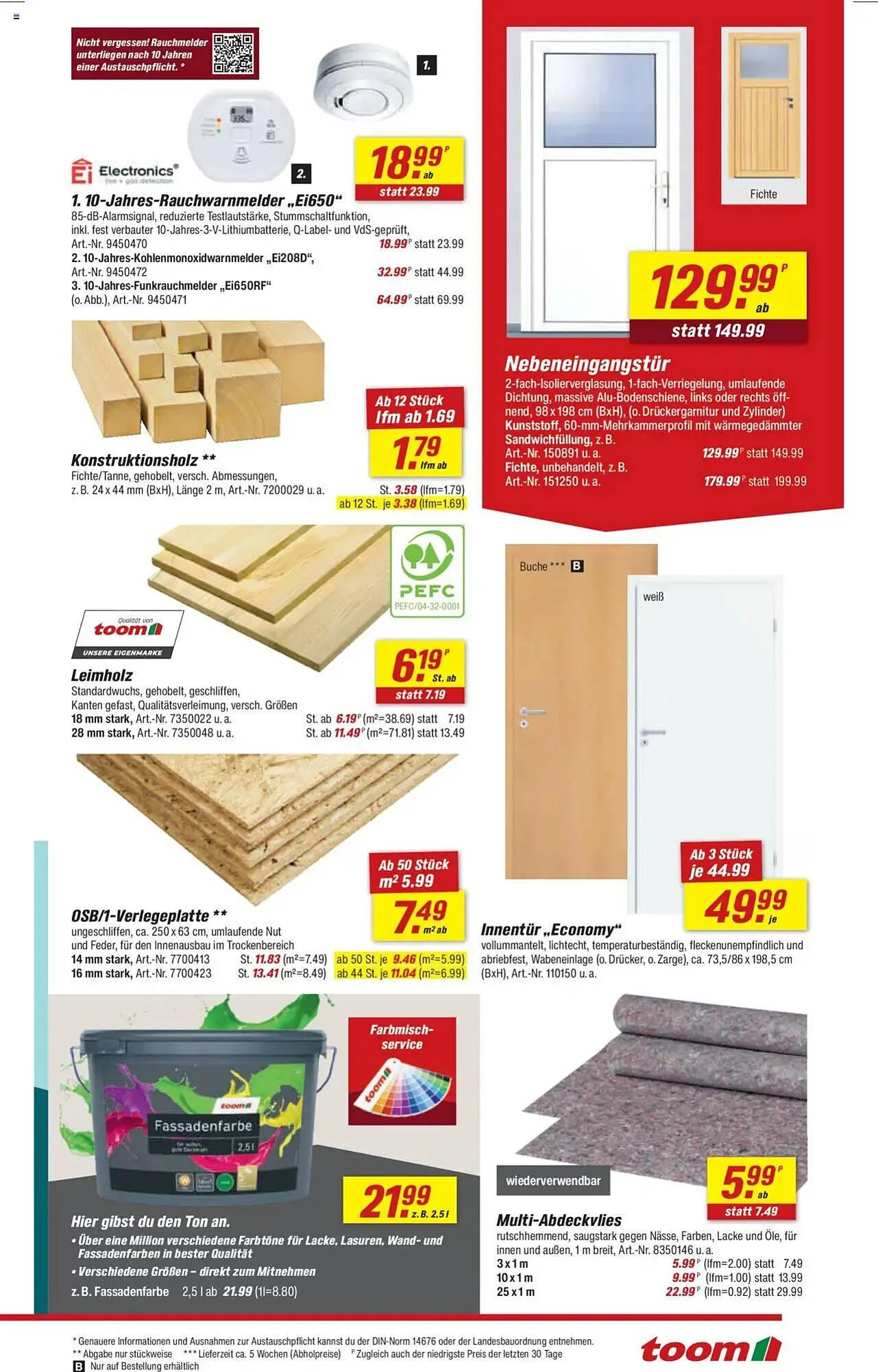 toom Baumarkt Prospekt von 2. August bis 8. August 2025 - Prospekt seite 7