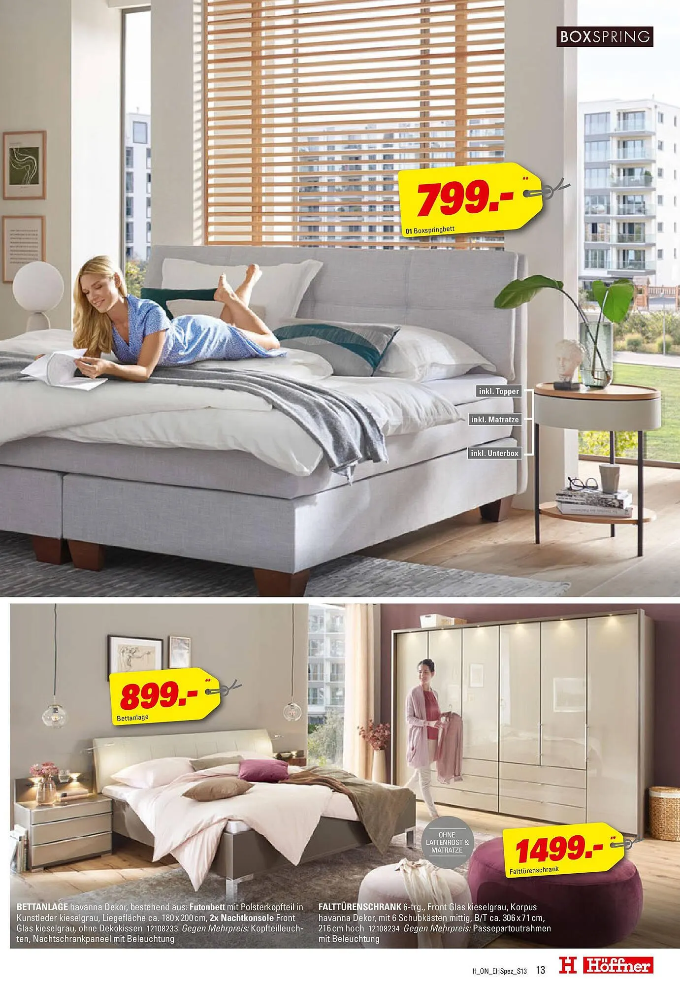 Höffner Prospekt von 15. Juli bis 29. Juli 2025 - Prospekt seite 13