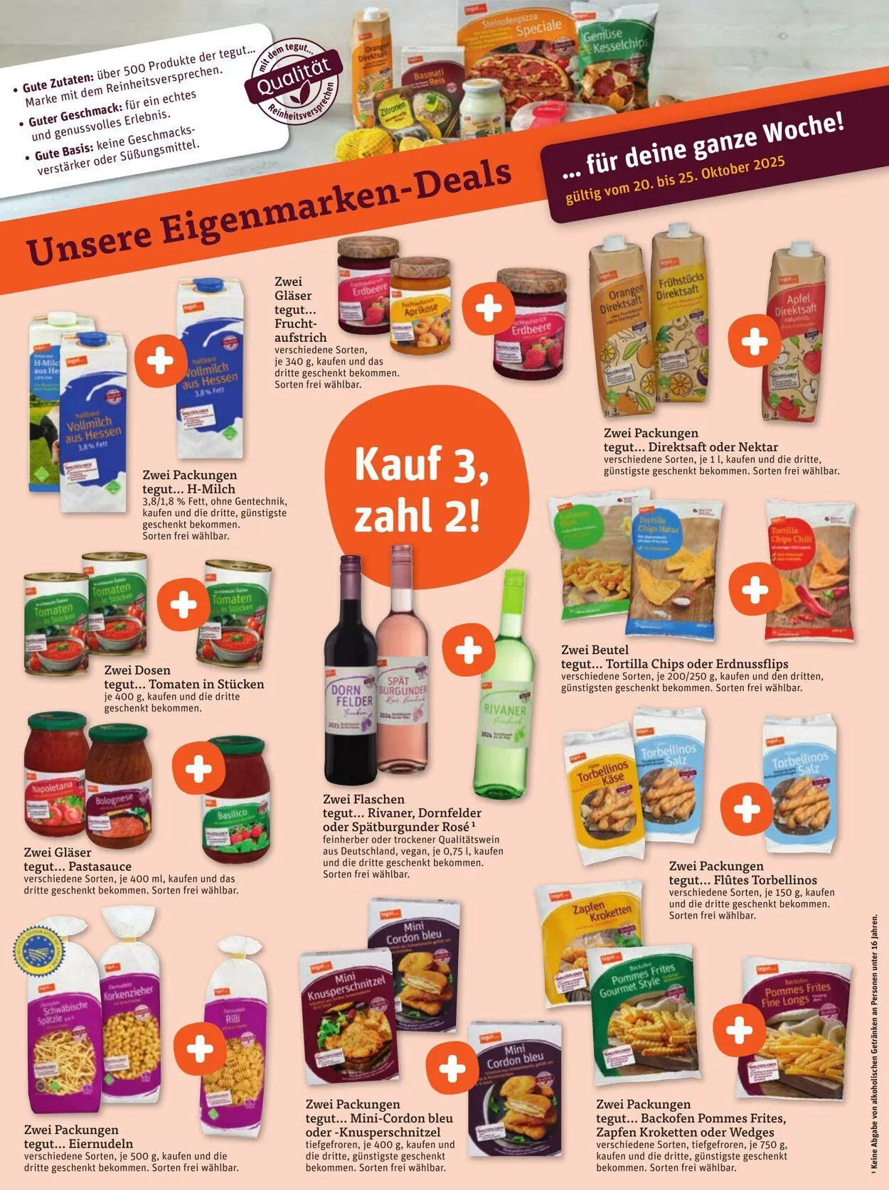 Tegut Aktueller Prospekt von 13. Oktober bis 19. Oktober 2025 - Prospekt seite 2