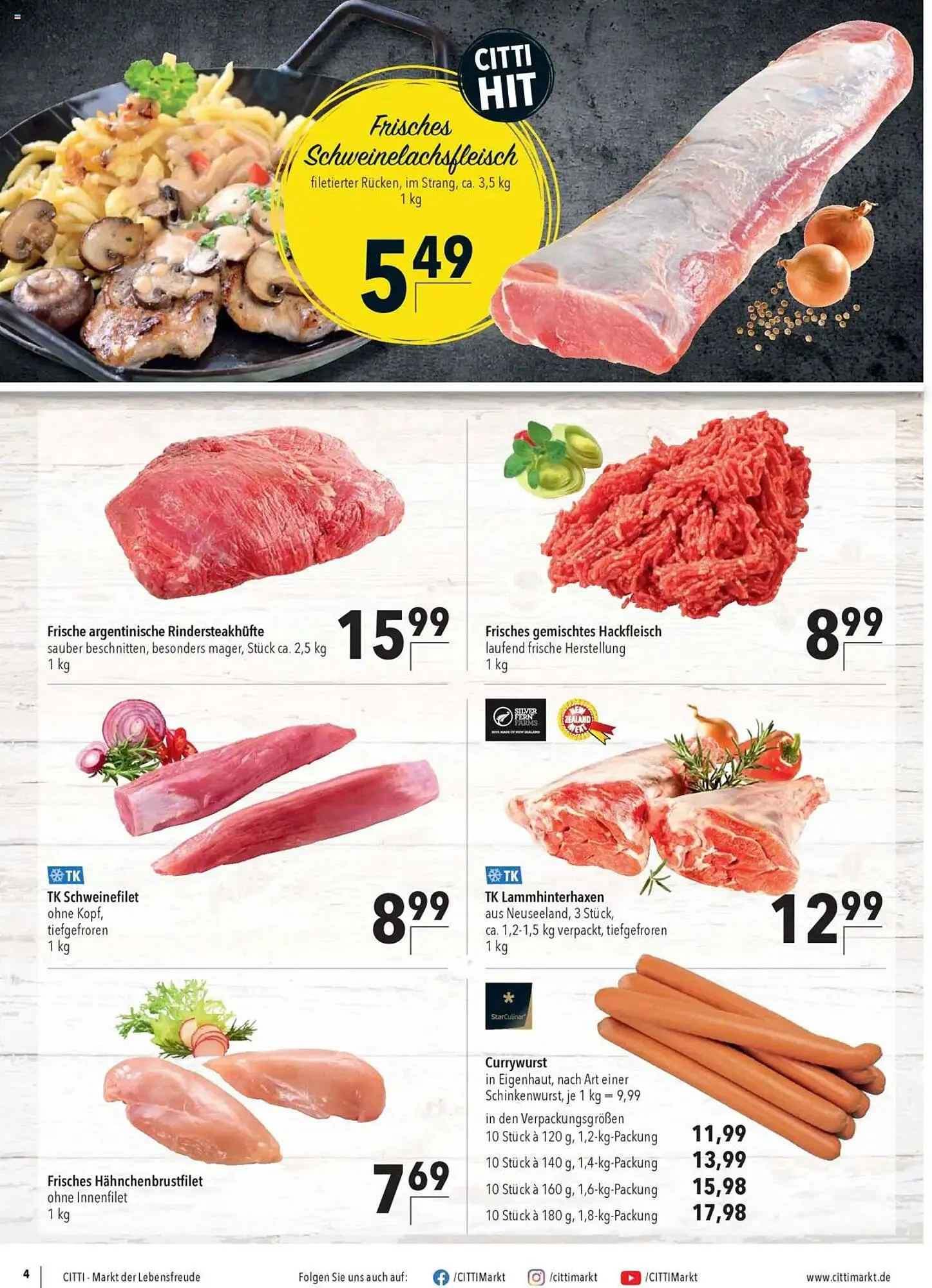 CITTI Markt Prospekt von 26. März bis 8. April 2025 - Prospekt seite 4