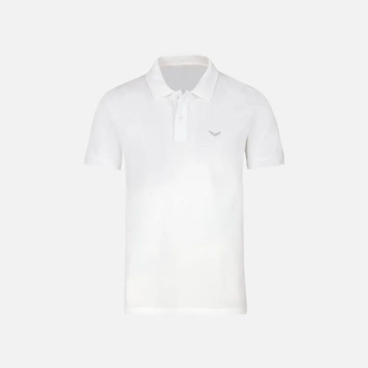 Polo-Shirt 100% Biobaumwolle Weiss