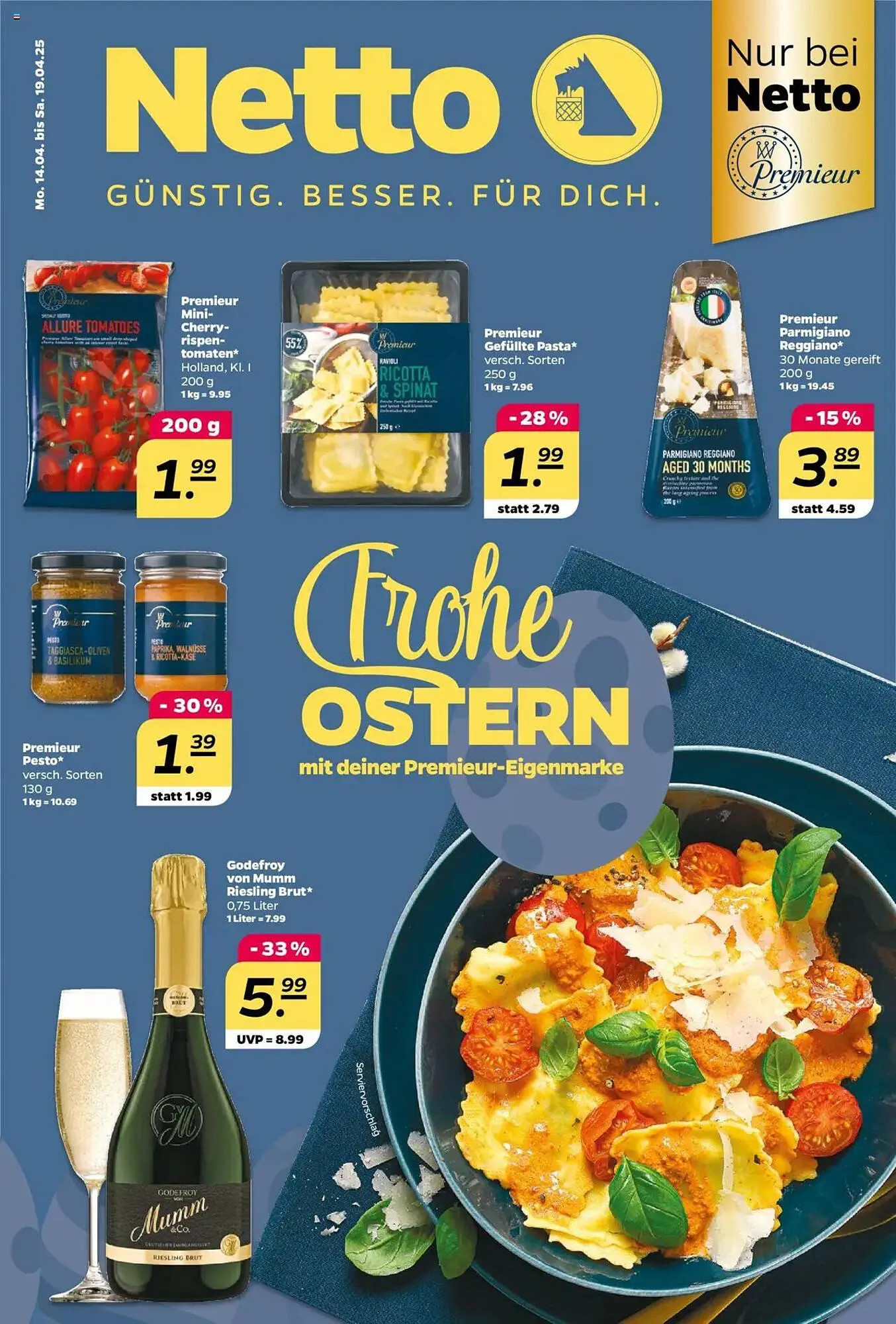 NETTO Prospekt von 14. April bis 19. April 2025 - Prospekt seite 1