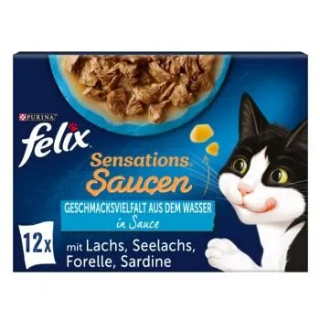 Felix Sensations 12x85g Geschmacksvielfalt aus dem Wasser