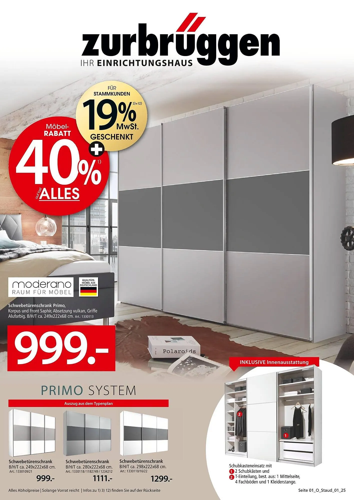 Zurbrüggen Prospekt von 15. Juni bis 31. August 2025 - Prospekt seite 1