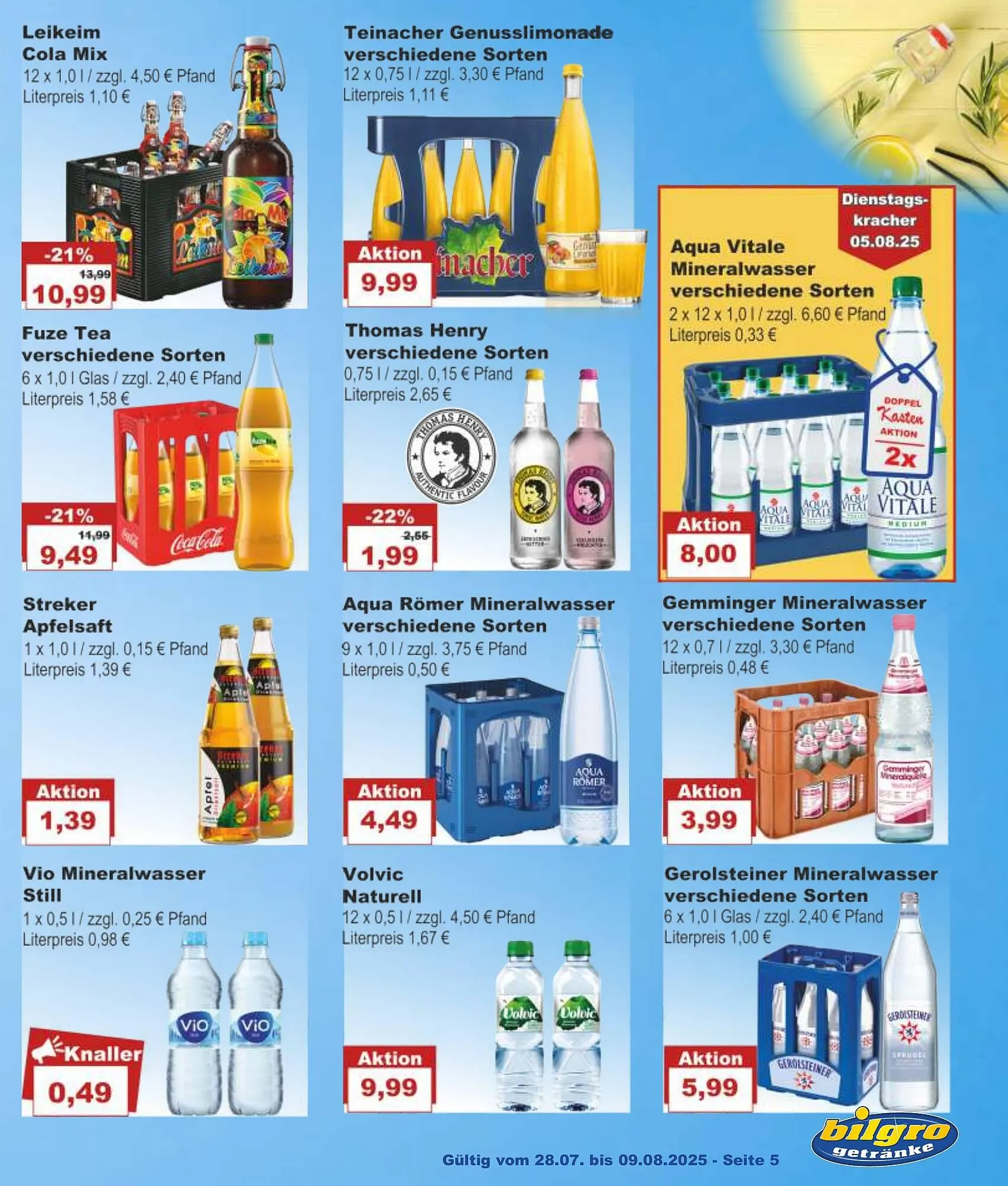 Bilgro Prospekt von 28. Juli bis 2. August 2025 - Prospekt seite 5