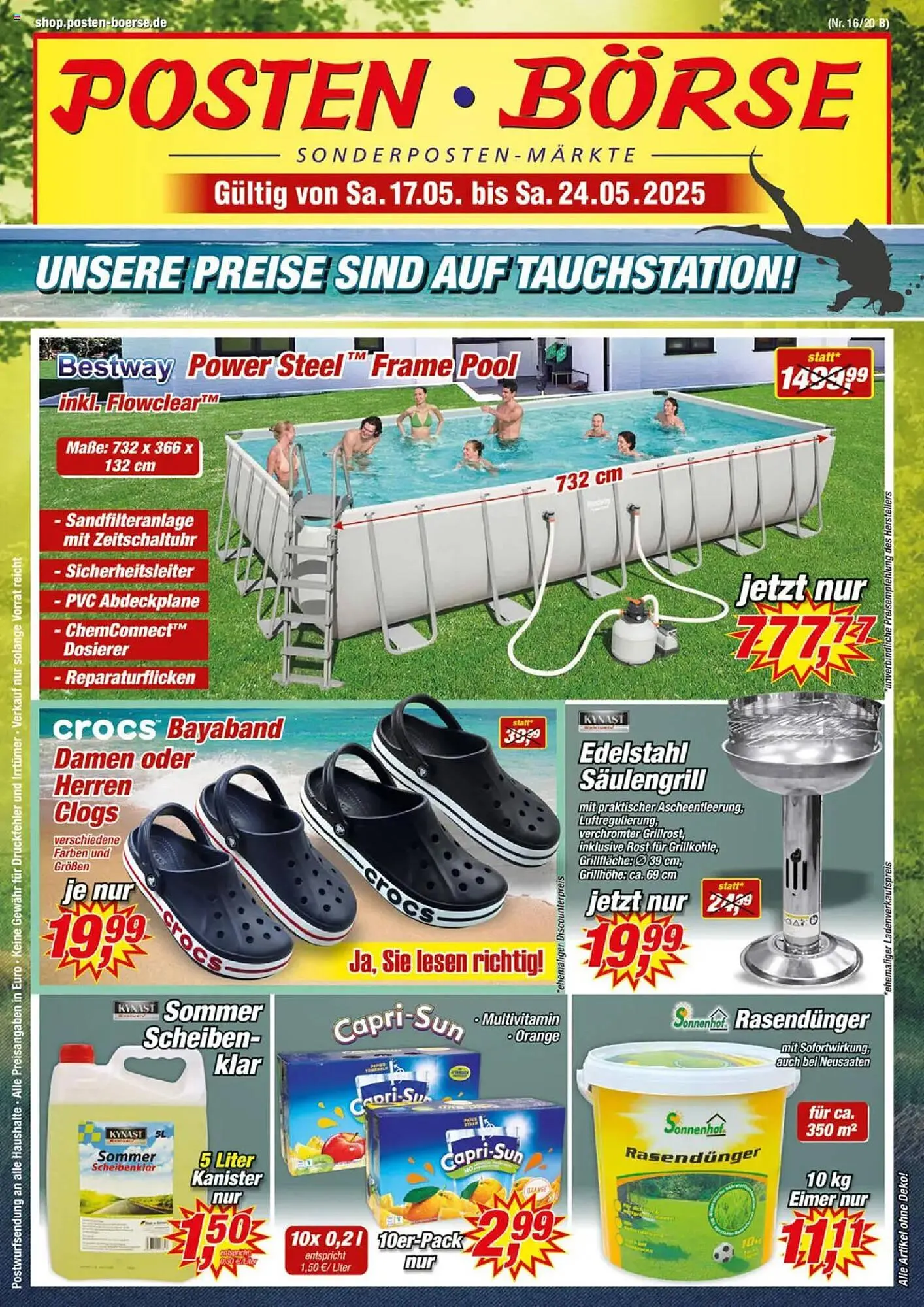 Posten Börse Prospekt von 17. Mai bis 24. Mai 2025 - Prospekt seite 1