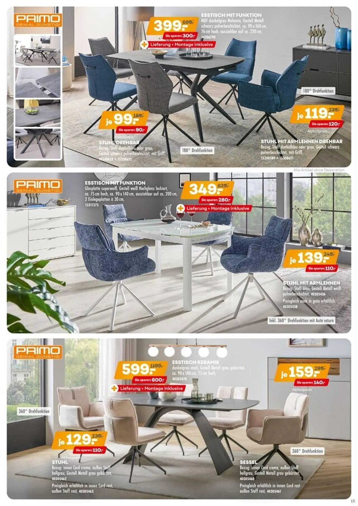 Möbel Kraft Prospekt von 5. März bis 1. April 2025 - Prospekt seite 15