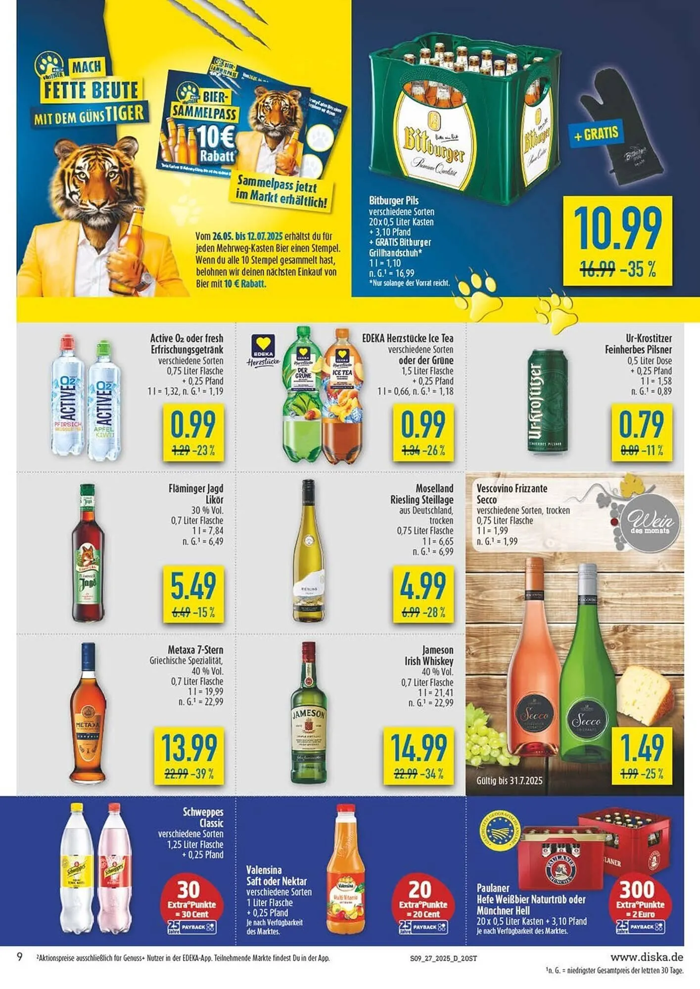 diska Prospekt von 30. Juni bis 5. Juli 2025 - Prospekt seite 9