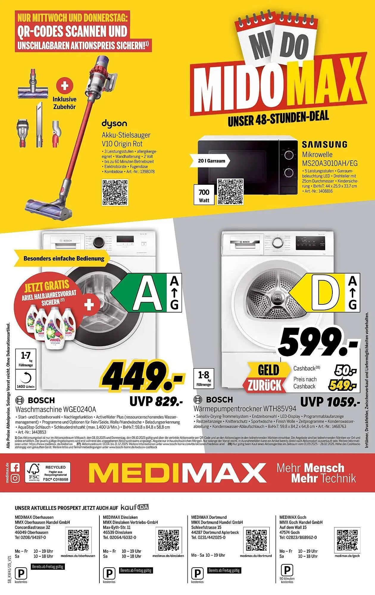 MEDIMAX Prospekt von 3. Oktober bis 10. Oktober 2025 - Prospekt seite 8