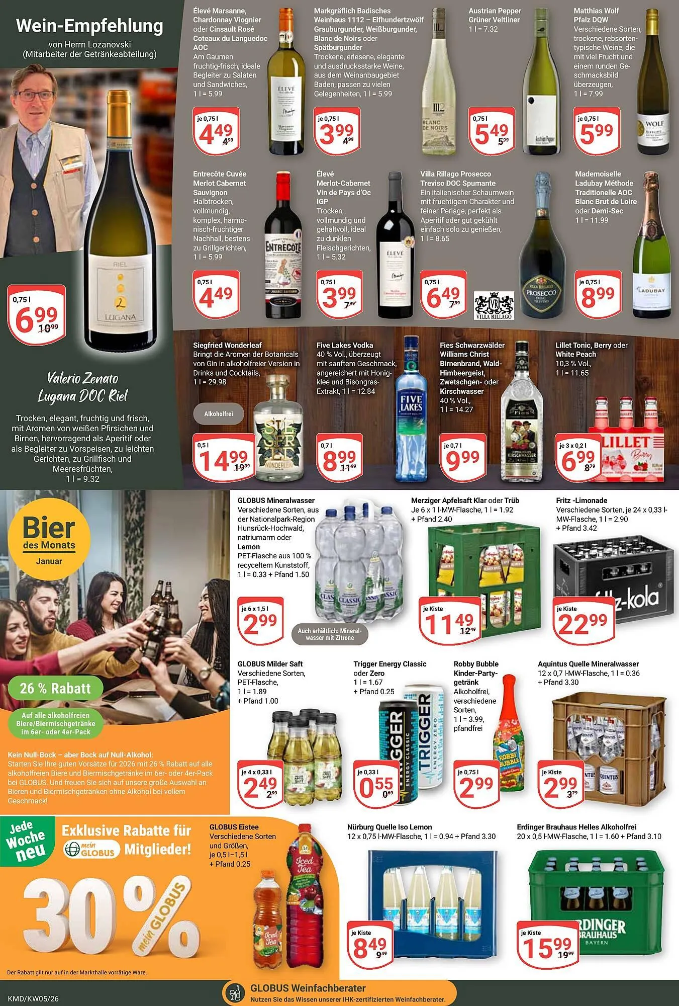 Globus Prospekt von 26. Januar bis 31. Januar 2026 - Prospekt seite 21