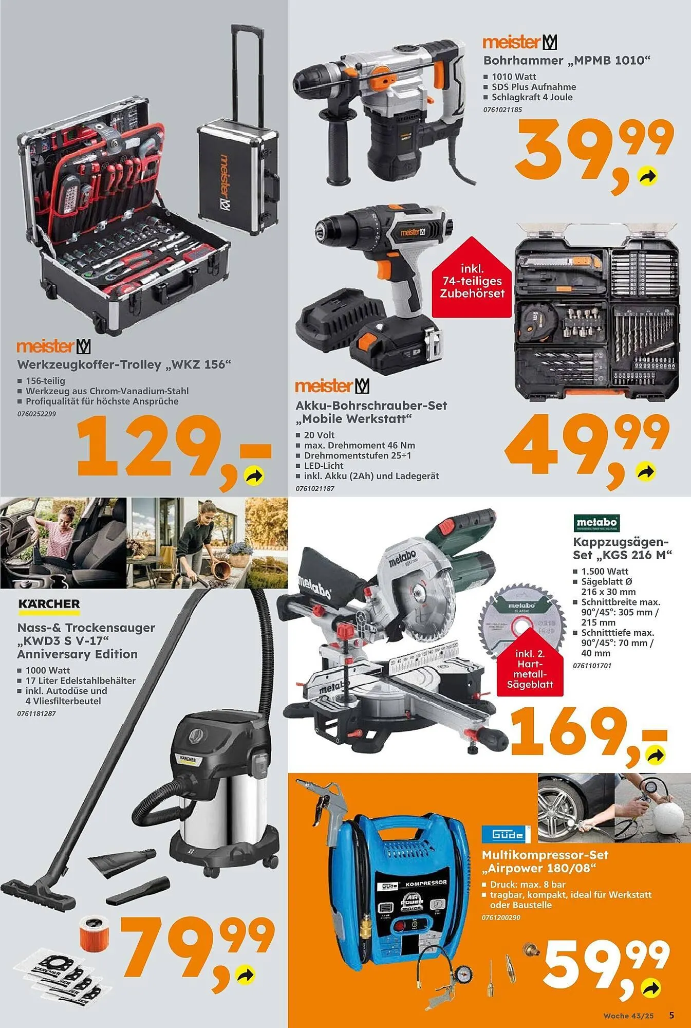 Globus Baumarkt Prospekt von 19. Oktober bis 25. Oktober 2025 - Prospekt seite 5