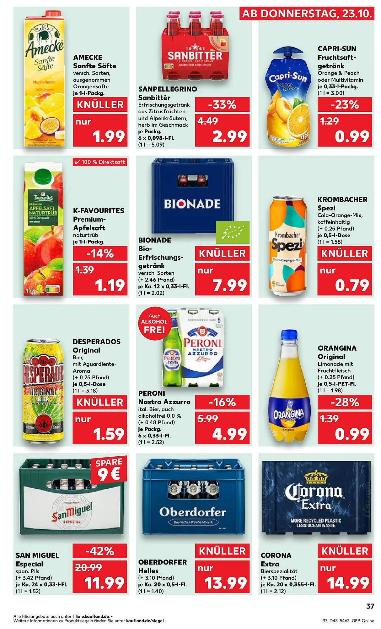 Kaufland Prospekt von 26. Oktober bis 29. Oktober 2025 - Prospekt seite 37