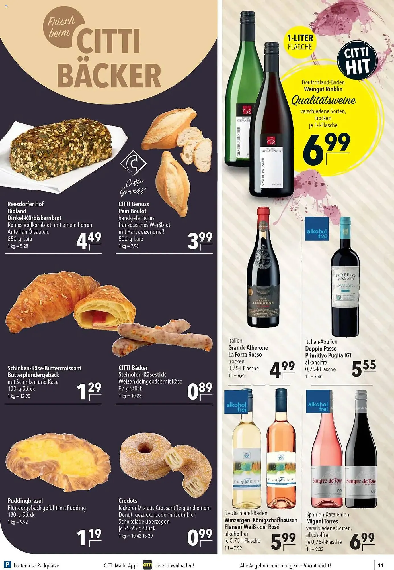 CITTI Markt Prospekt von 7. Januar bis 13. Januar 2026 - Prospekt seite 11