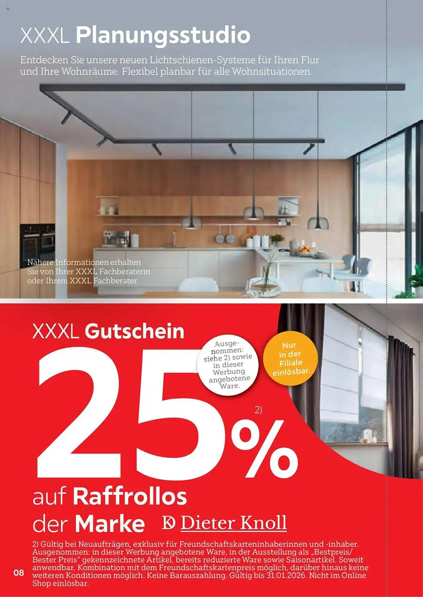 XXXLutz Prospekt von 1. August bis 31. Januar 2026 - Prospekt seite 8