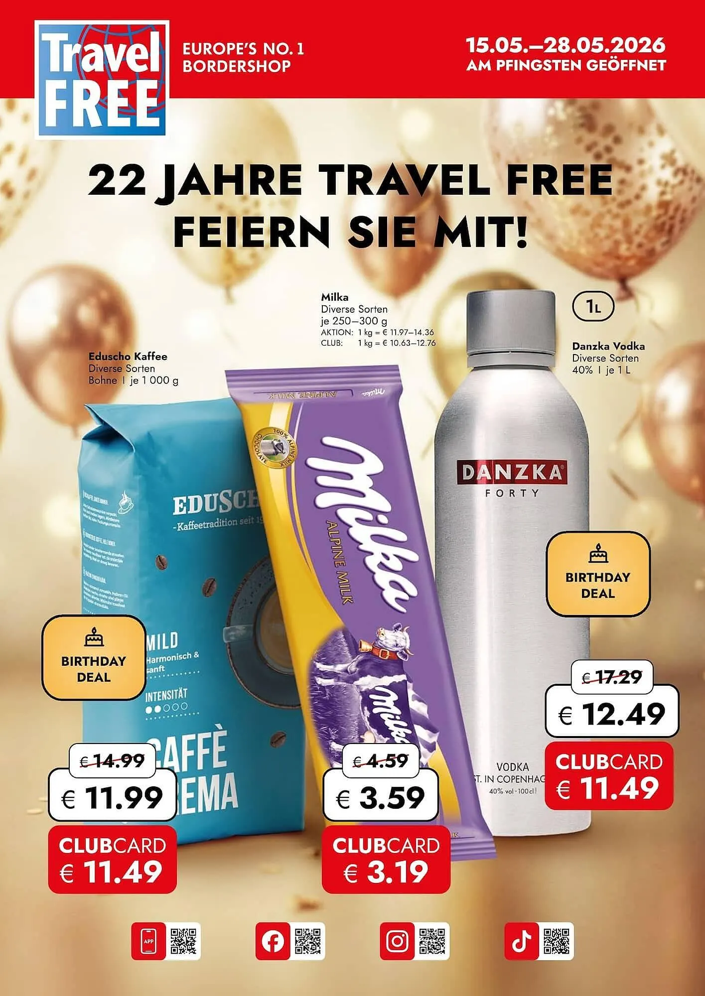 Travel Free Prospekt von 15. Mai bis 28. Mai 2026 - Prospekt seite 1