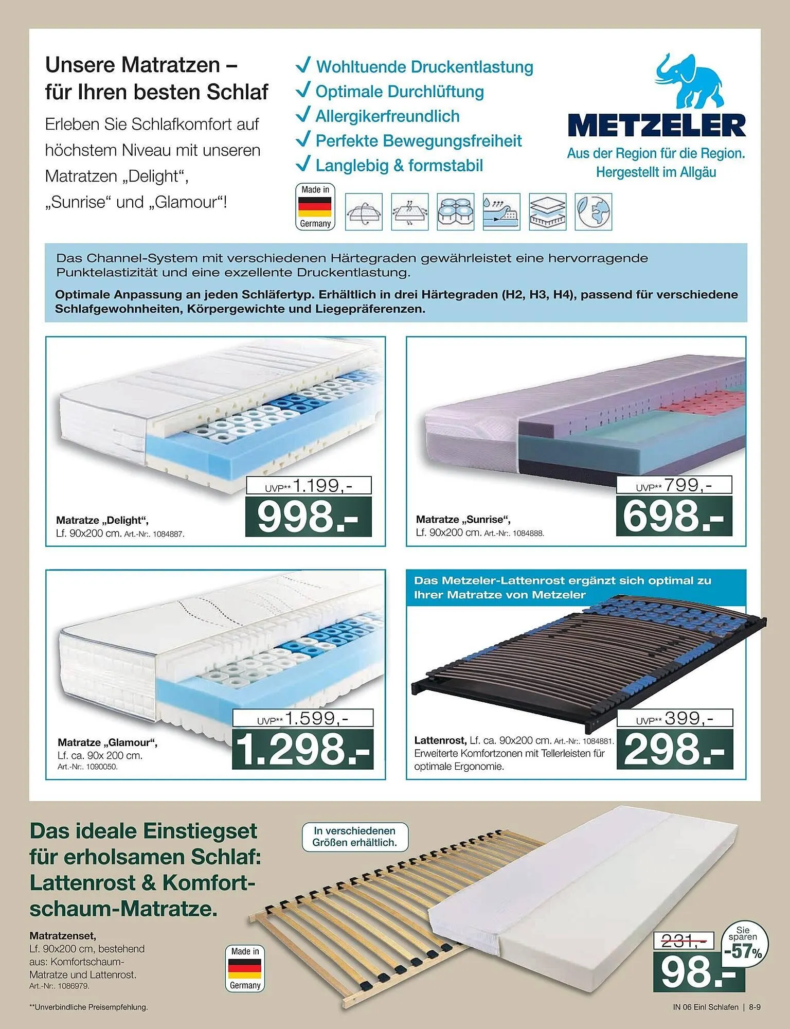 Möbel Inhofer Prospekt von 25. Februar bis 14. März 2026 - Prospekt seite 9