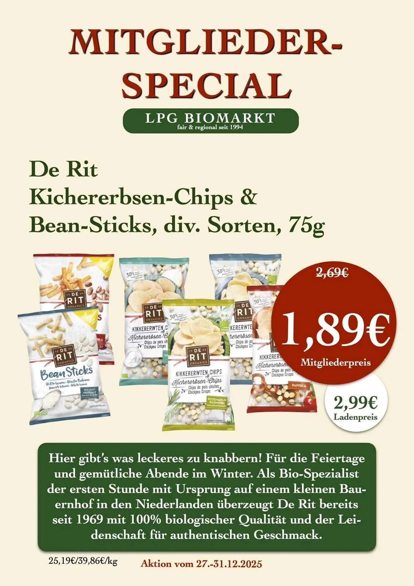 LPG Biomarkt Prospekt von 27. Dezember bis 31. Dezember 2025 - Prospekt seite 10
